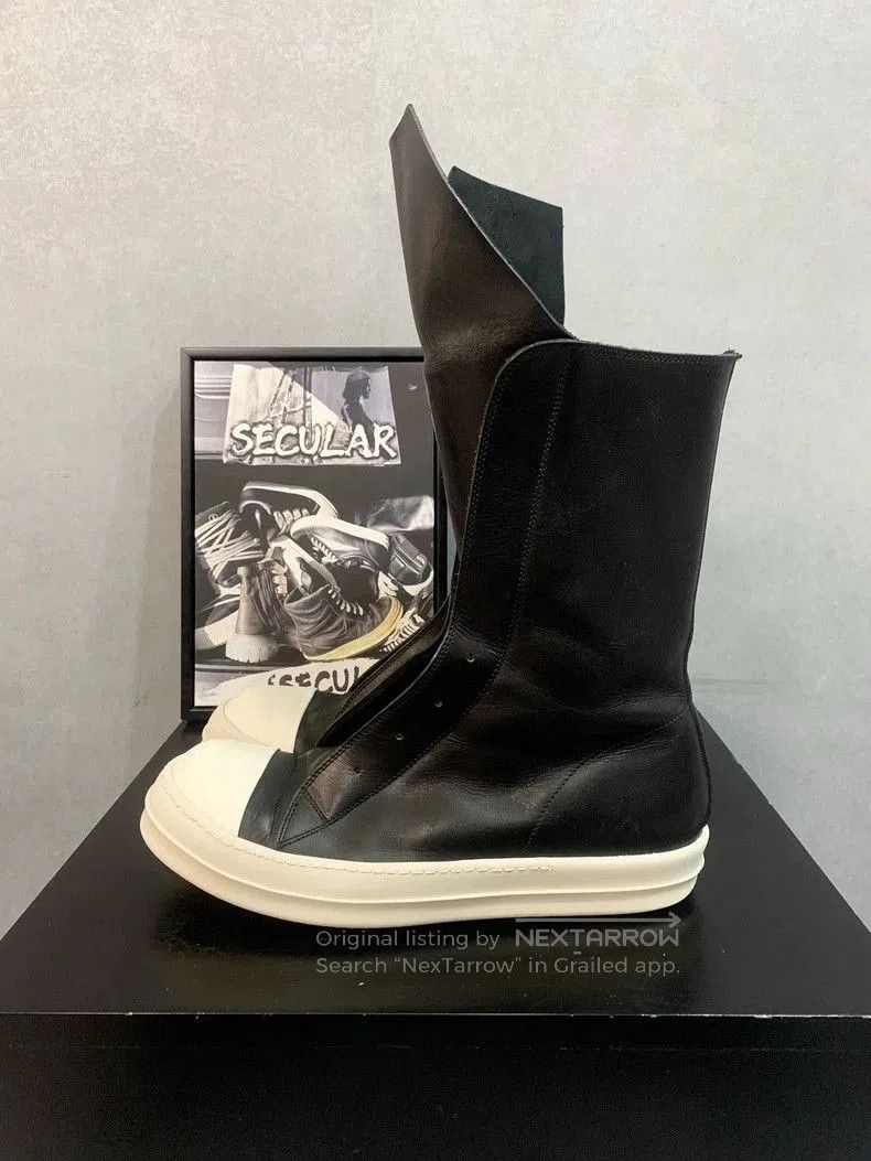 Rick Owens Rick Owens Classic Black High. Size US 8 / EU 41 - 3 Thumbnail