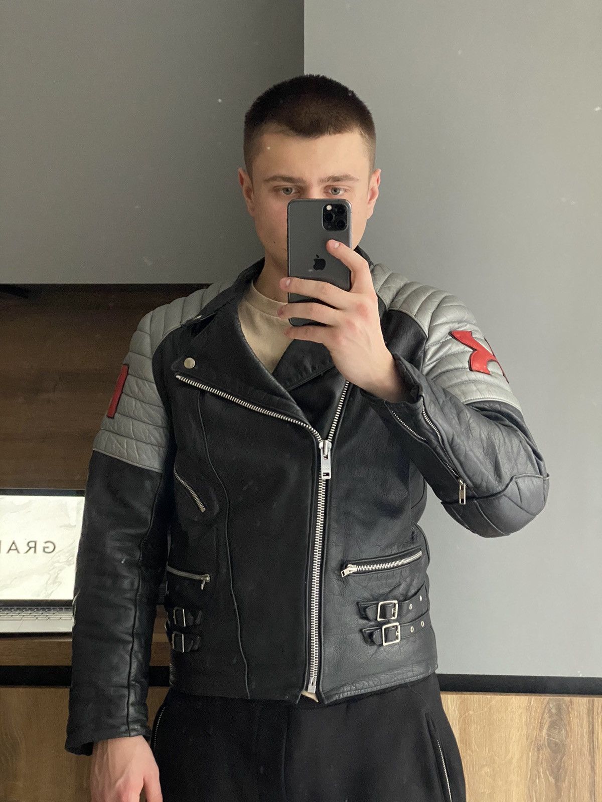 Japanese Brand Vintage Racing Leather Jacket Kawasaki Y2K Size US S / EU 44-46 / 1 - 3 Thumbnail