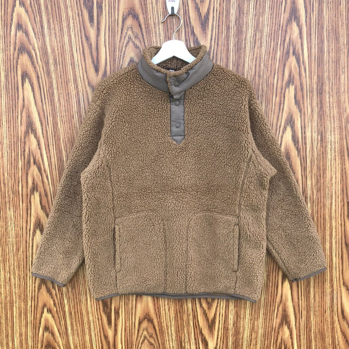 Uniqlo × White Mountaineering Vintage White Mountaineering X Uniqlo Brown Sherpa Faux Fur Size US M / EU 48-50 / 2 - 1 Thumbnail