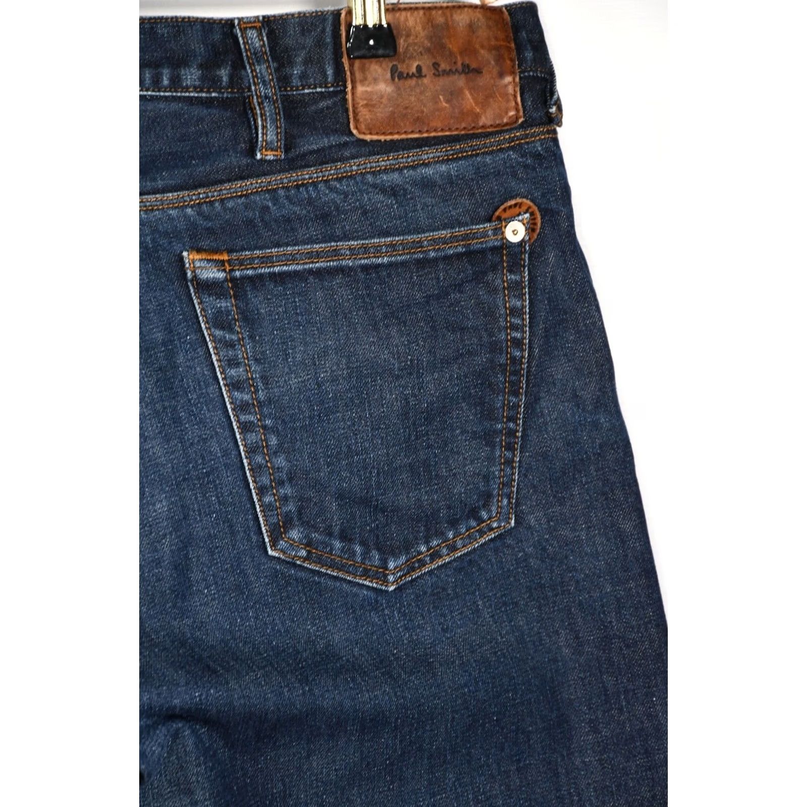 Paul Smith Paul Smith Jeans Button Fly Men's Straight Jeans size 36R Blue Denim Cotton Regular 36R 30in Inseam Mens Jeans 36 R Vintage? No Size US 36 / EU 52 - 6 Thumbnail