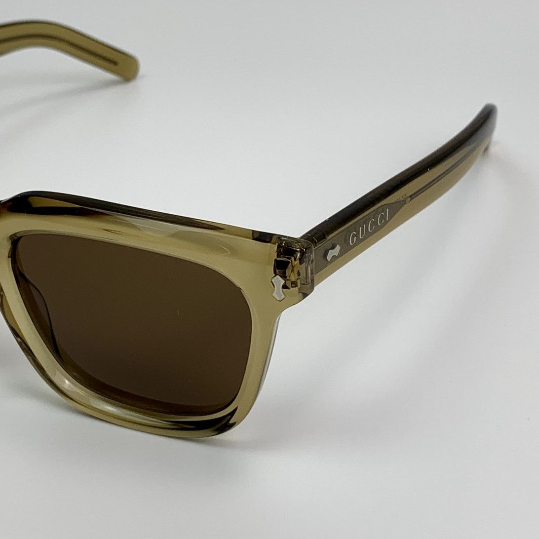 Gucci NEW Gucci Sunglasses GG1523S 004 Yellow Brown Men Authentic Size ONE SIZE - 3 Thumbnail