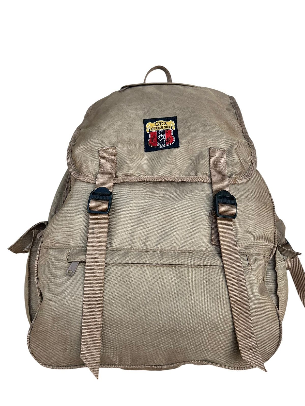 Asics Vintage 80s ASICS GTO Nylon PU Backpack Made in Japan Size ONE SIZE - 8 Thumbnail