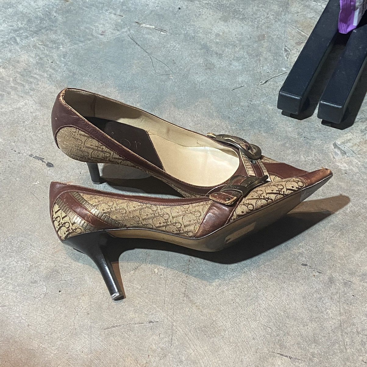 Dior Dior by John Galliano Monogram Heels Size US 5.5 / IT 35.5 - 1 Thumbnail