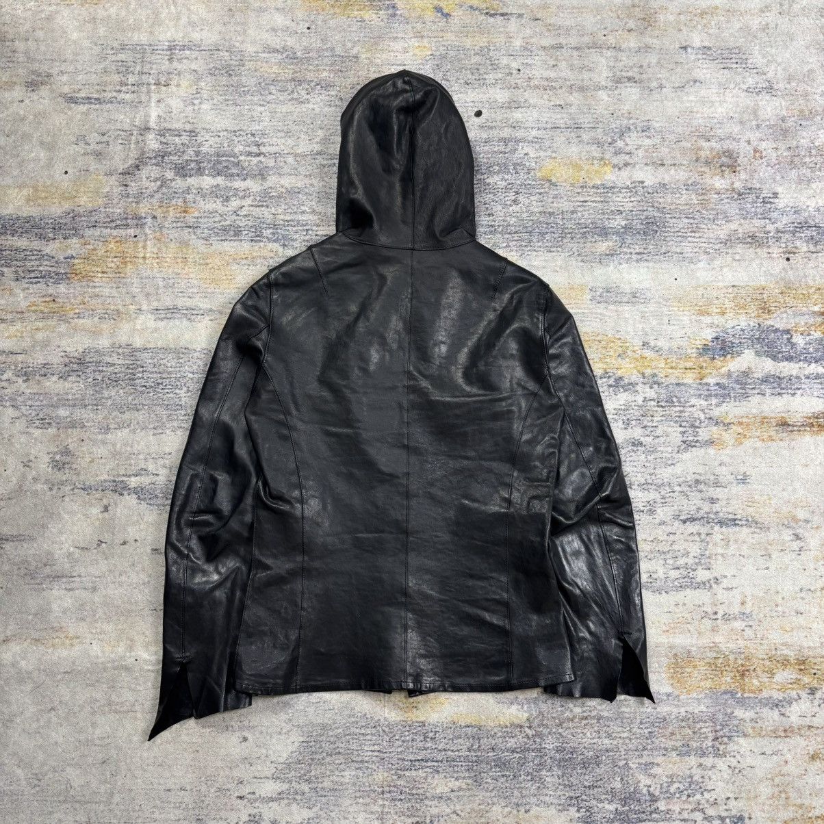 Isamu Katayama Backlash Isamu Katayama BACKLASH horsehide GIMP hooded leather jacket Size US S / EU 44-46 / 1 - 5 Thumbnail