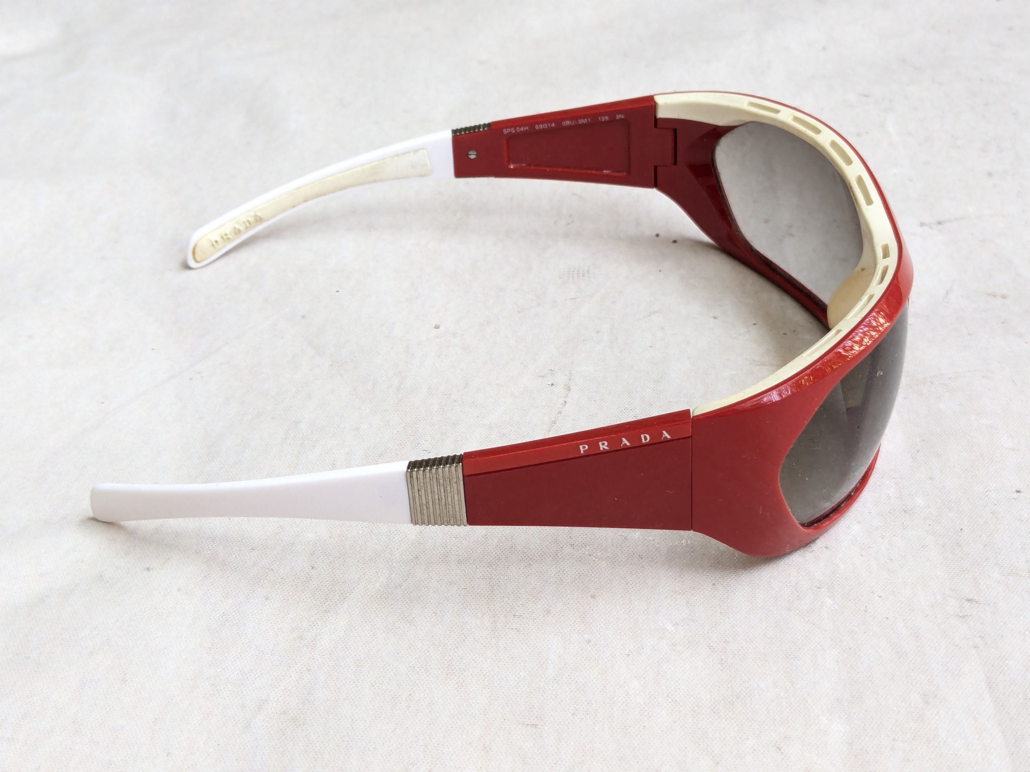 Prada Prada Sunglasses Linea Rossa Sport SPS04H Red White Size ONE SIZE - 5 Thumbnail