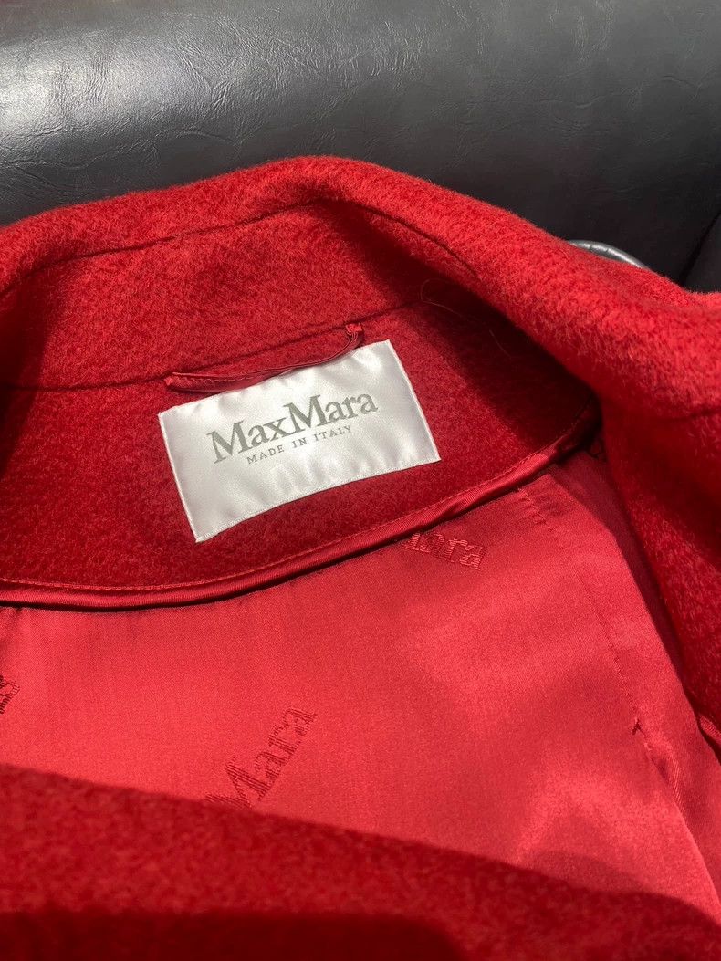 Max Mara Max Mara Camel hair red coat Size S / US 4 / IT 40 - 3 Thumbnail