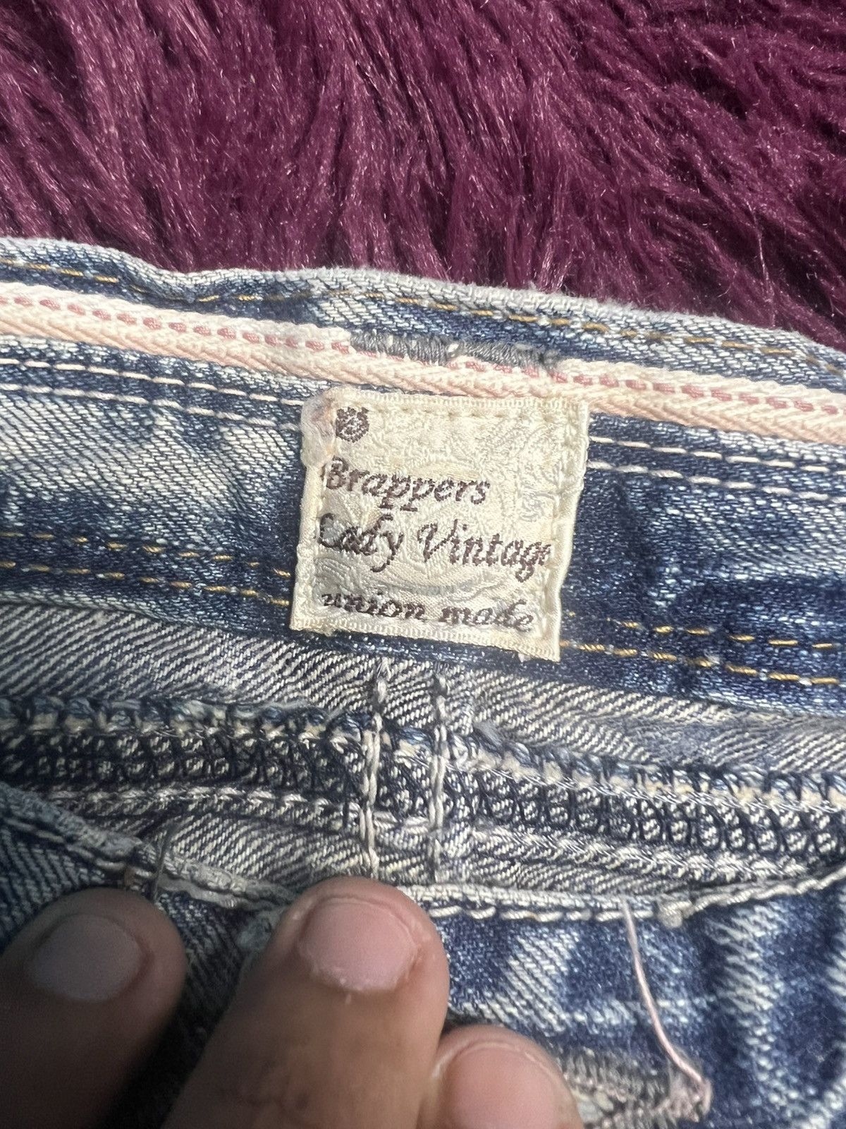 Big John VTG Brappers Japanese Denim Lady Vintage Flare Jeans Y2K(47) Size 32" / US 10 / IT 46 - 8 Thumbnail
