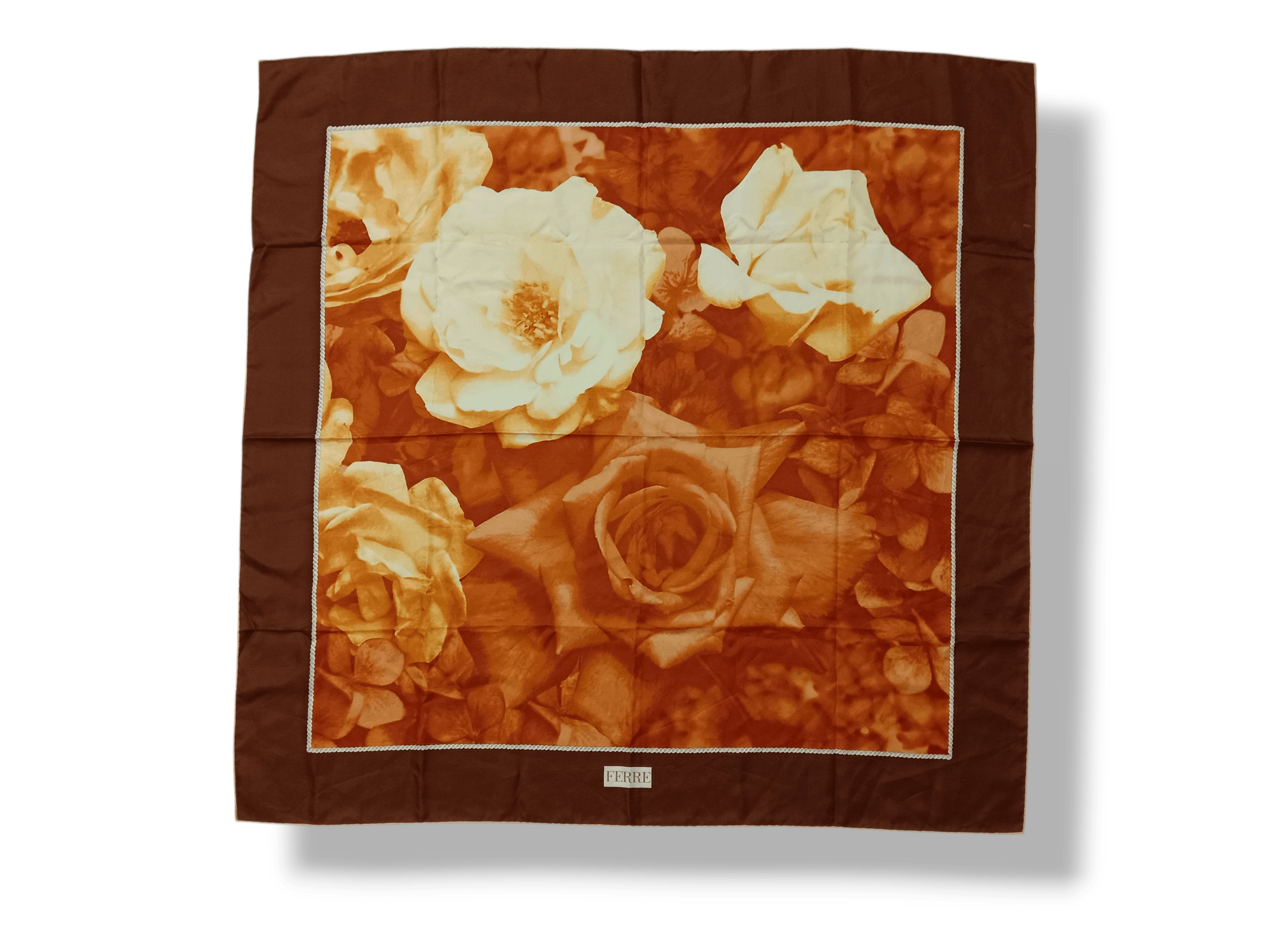Gianfranco Ferre Gianfranco Ferre Floral Silk Scarf Size ONE SIZE - 1 Thumbnail