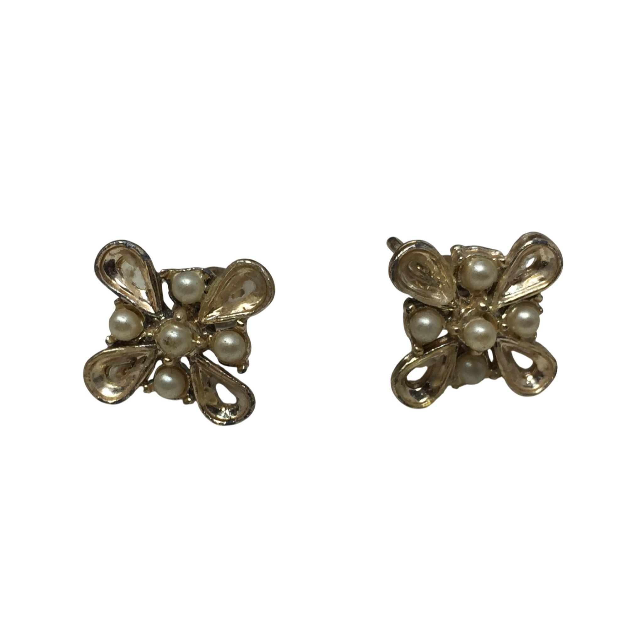 Other Women's Gold Tone Clip On Screw Back Earrings Size ONE SIZE - 1 Thumbnail
