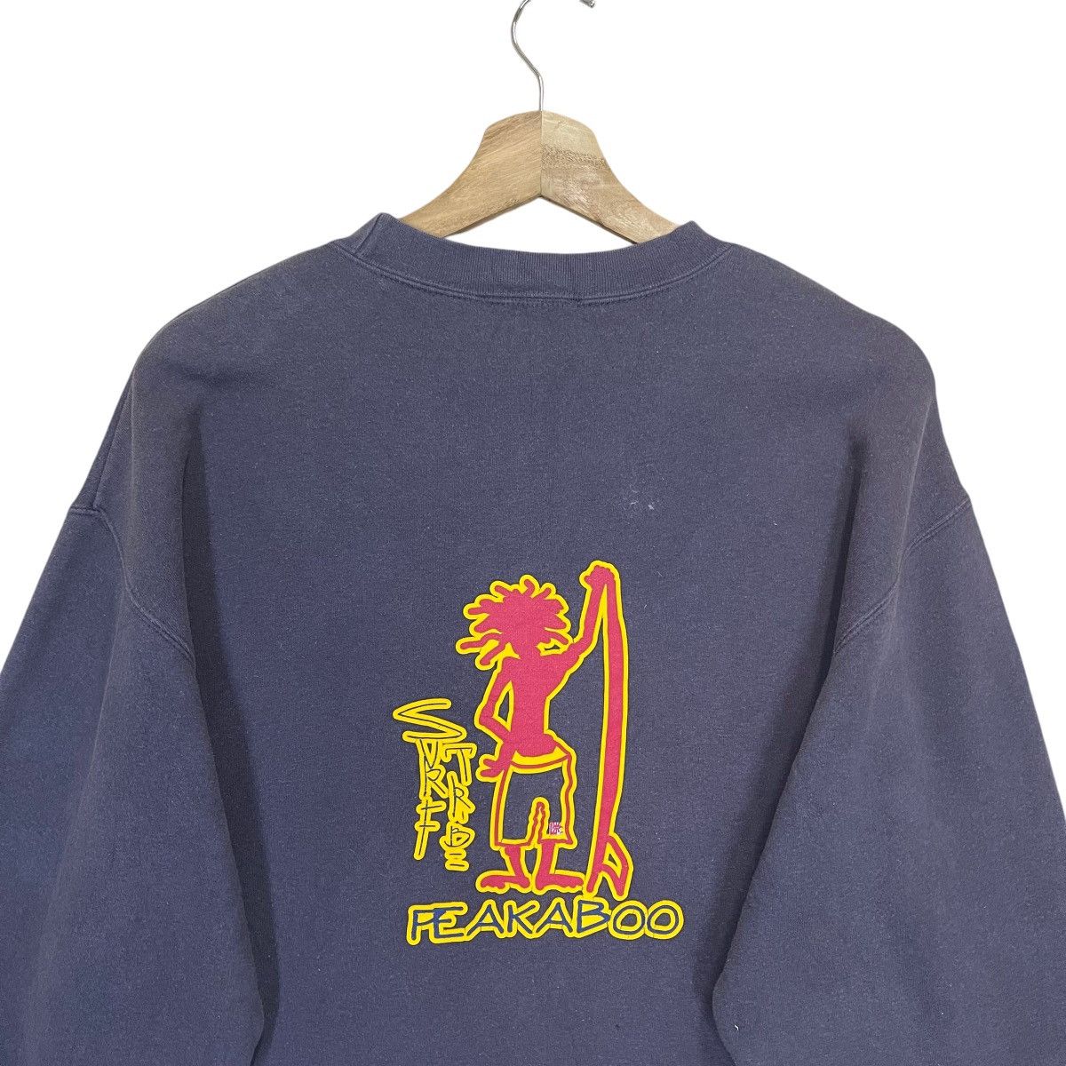 Quiksilver Vintage Peakaboo Surf Tribe Crewneck Sweatshirt Size US M / EU 48-50 / 2 - 4 Thumbnail
