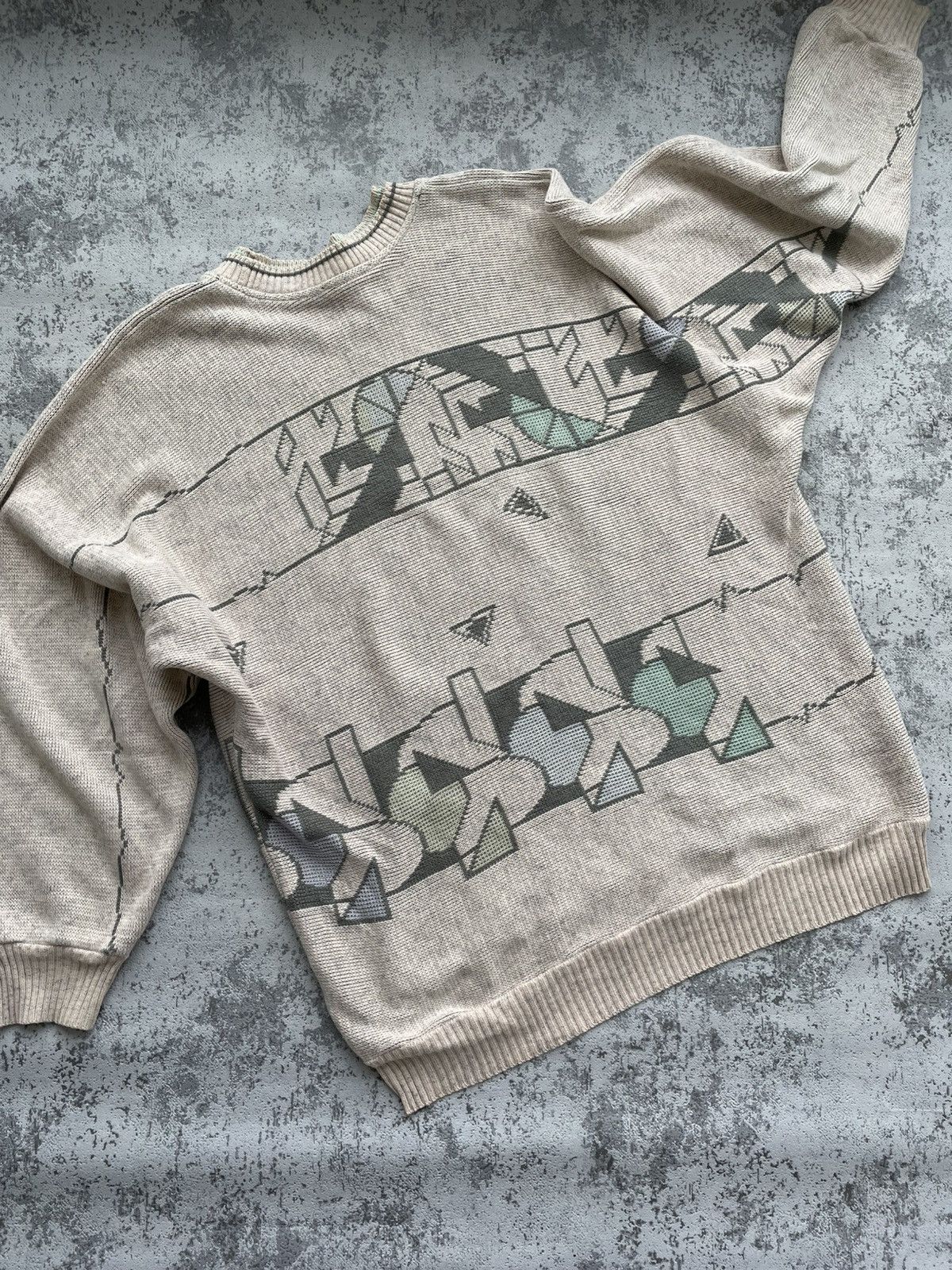 Carlo Colucci × Vintage Vintage 90s Carlo Colucci Oversized Sweatshirt Size US L / EU 52-54 / 3 - 4 Thumbnail