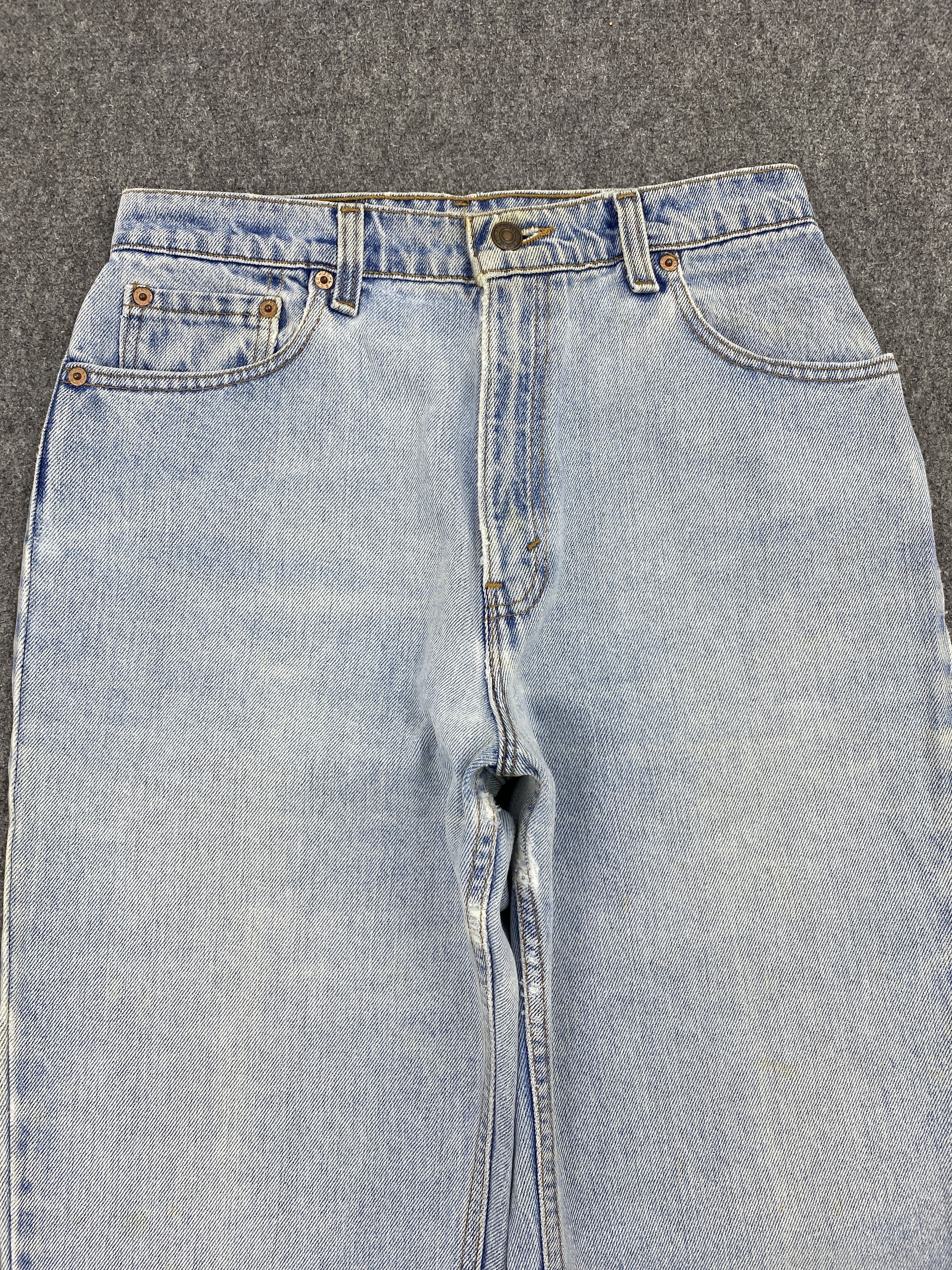 Levi's × Vintage Light Blue Washed Vintage Levis 551 Jeans Size US 28 / EU 44 - 2 Thumbnail
