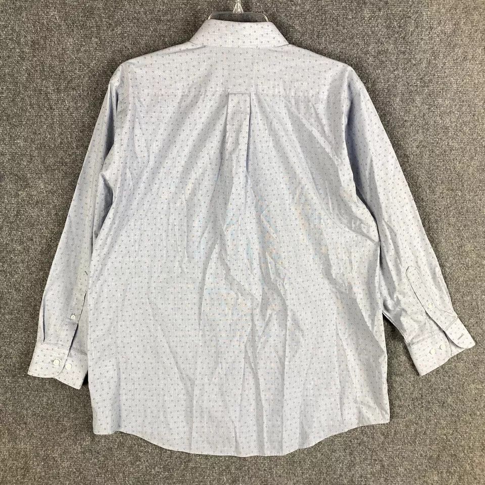 Stafford Stafford Button Up Shirt Men's 16.5 Travel Broadcloth 32-33 Size US L / EU 52-54 / 3 - 7 Thumbnail