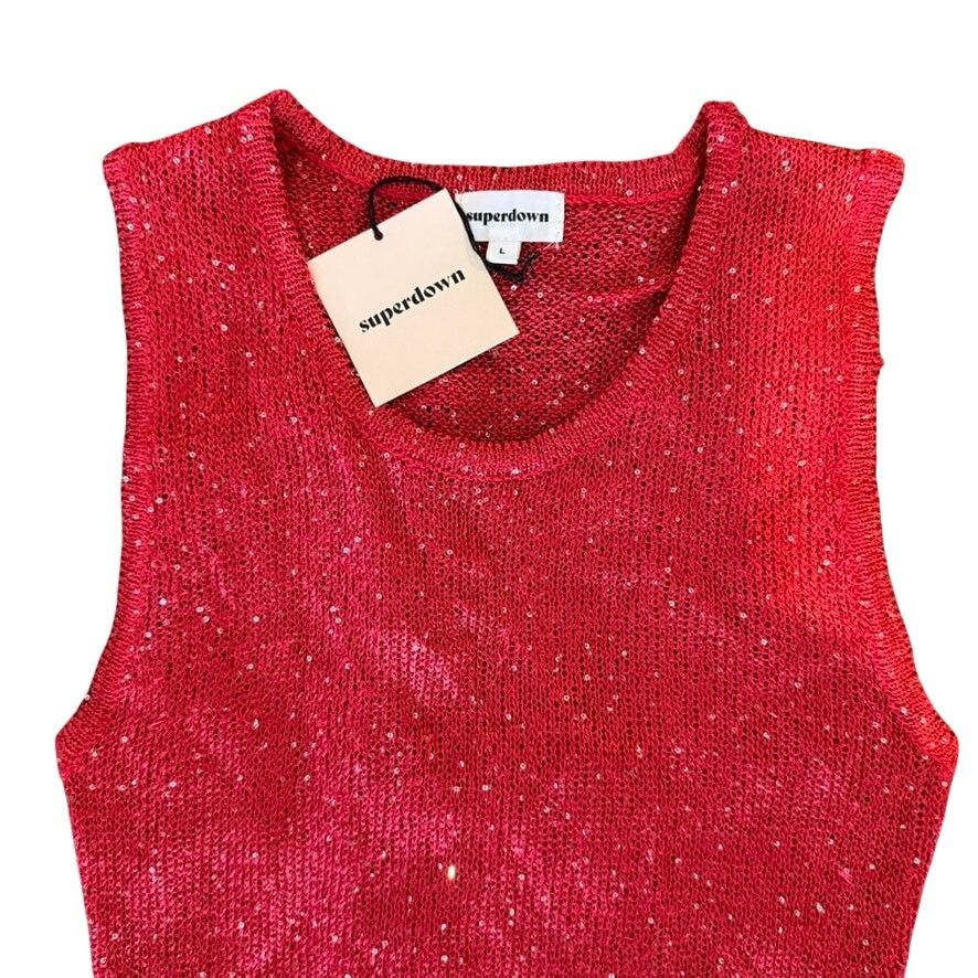 superdown Superdown Alix Maxi Dress in Fire Red, Size L Size L / US 10 / IT 46 - 4 Thumbnail