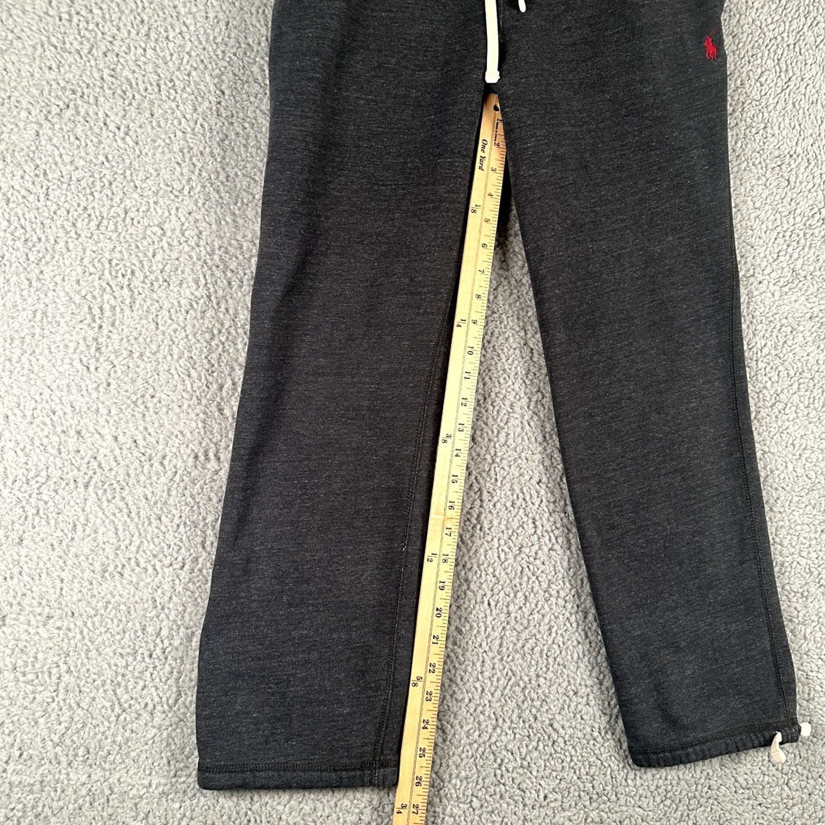 Polo Ralph Lauren Polo Ralph Lauren Sweatpants Mens M Dark Gray Heather Pony Logo Drawstring Size US M / EU 48-50 / 2 - 6 Thumbnail