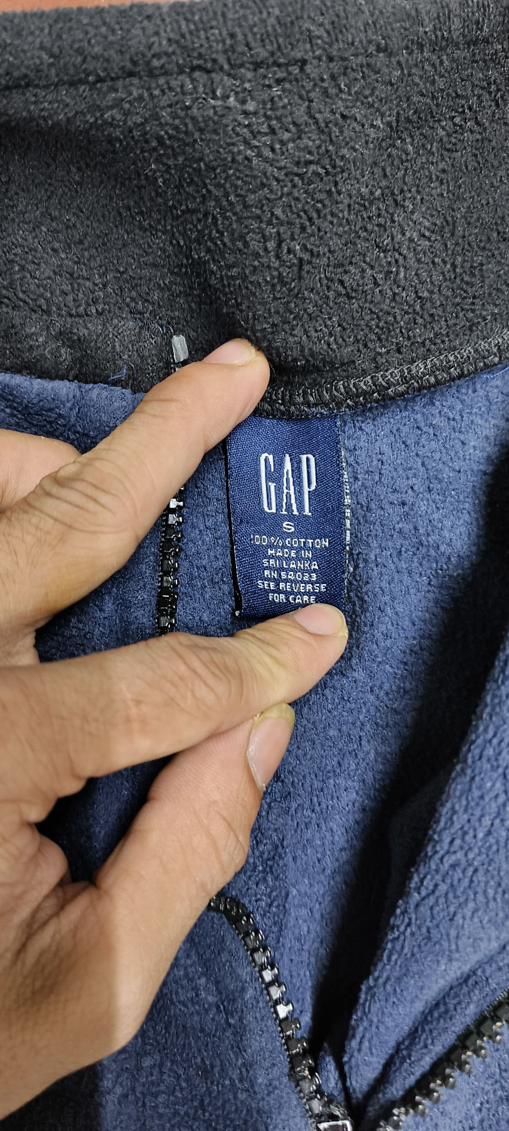 Gap Authentic GAP Vintage fleece half-zip Size US XXS / EU 40 - 2 Thumbnail