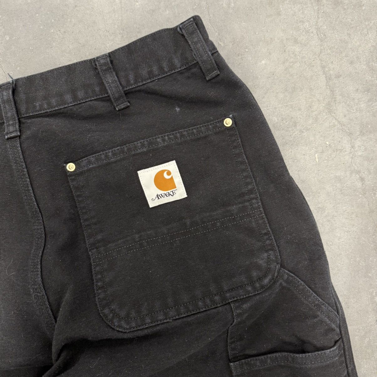 Awake NY × Carhartt × Carhartt Wip RARE AWAKE NY X CARHARTT WIP DOUBLE KNEE EMBROIDERED PANTS Size US 32 / EU 48 - 12 Thumbnail