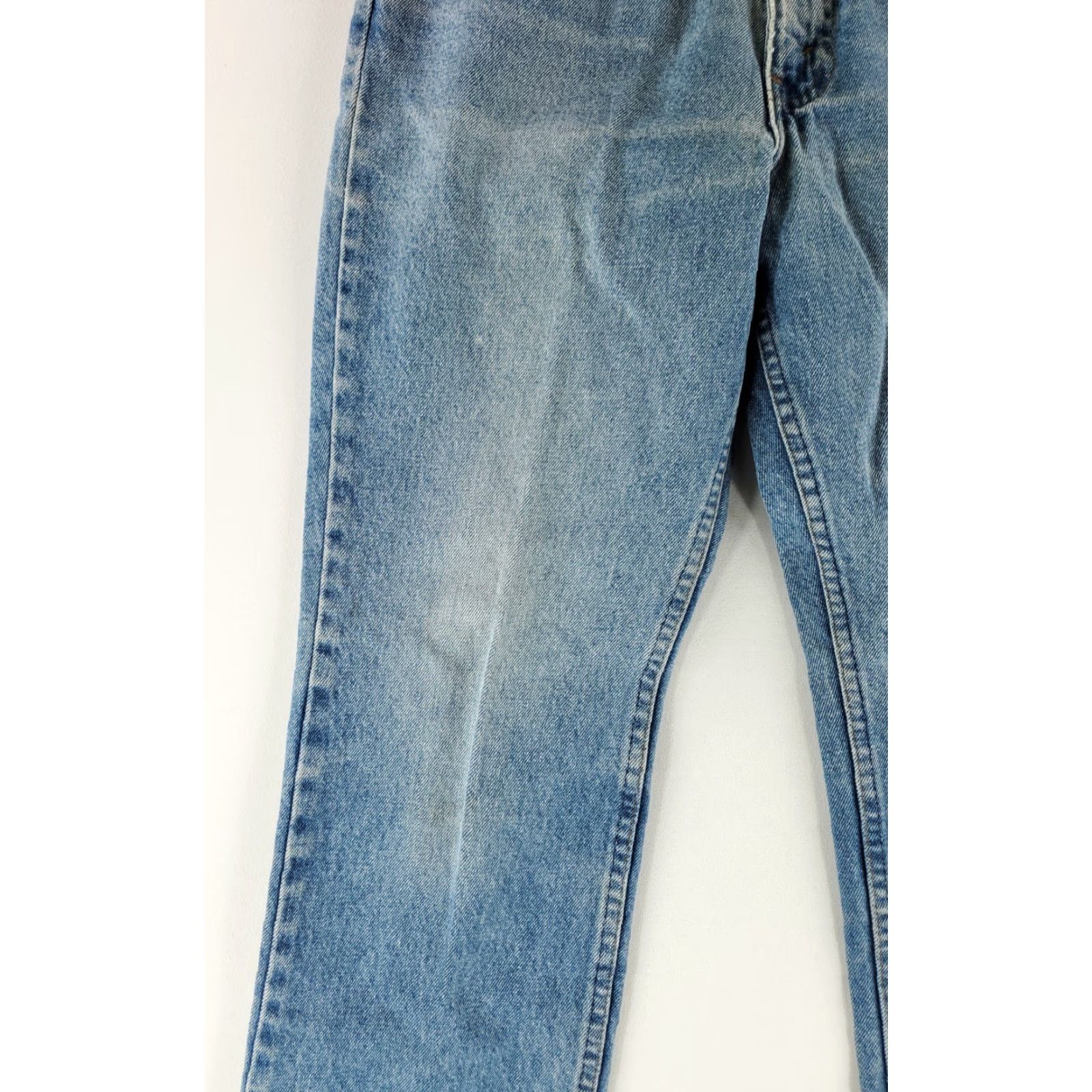 JCPenney JC Penney Plain Pockets VTG Blue Jeans Made USA Mens 33x31 Inseam 30 32 Blue Straight 32 Mens Blue Jeans VTG JC Penney Ballpark Size US 32 / EU 48 - 3 Thumbnail