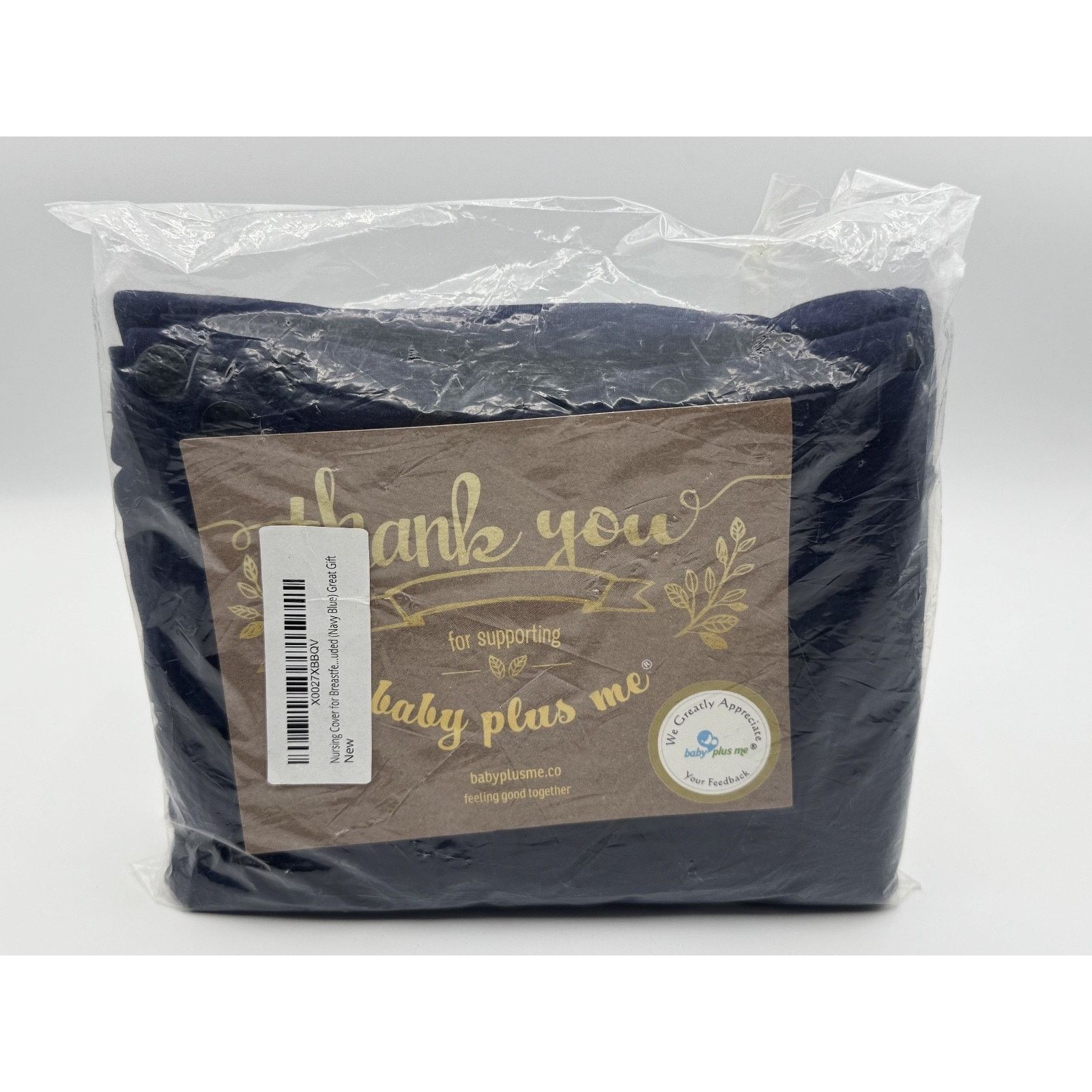 Other Nursing Cover for Breastfeeding Poncho Style Snaps Navy Size ONE SIZE - 4 Thumbnail