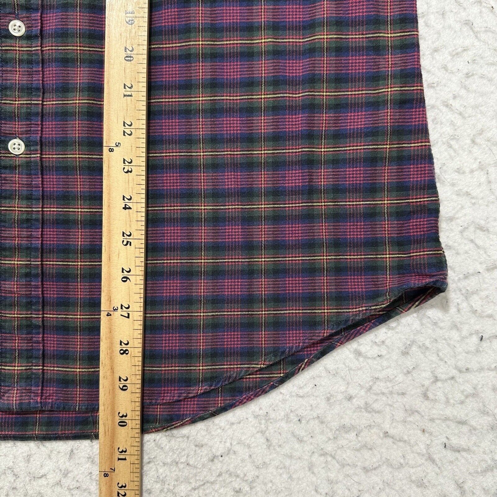 Ralph Lauren Ralph Lauren Large Button Down Purple Plaid Dress Shirt Size US L / EU 52-54 / 3 - 8 Thumbnail
