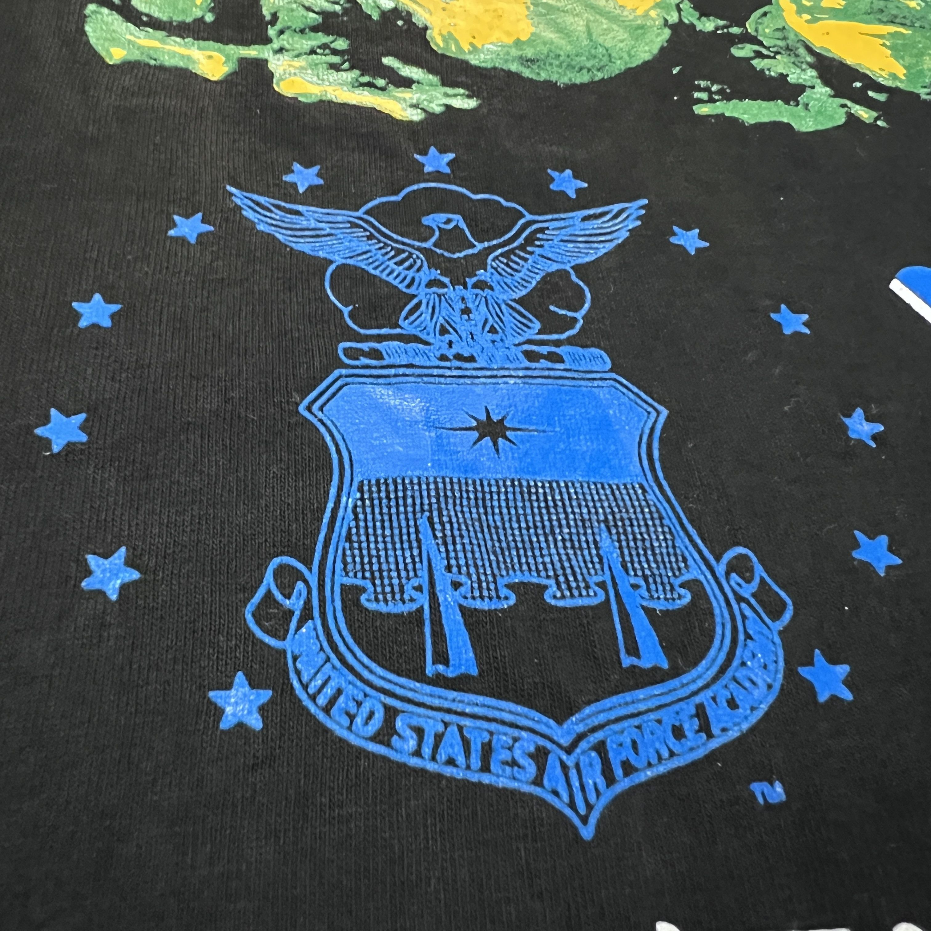 Vintage Vintage 90s Air Force Promo Tee XL Military 911 gun Size US XL / EU 56 / 4 - 3 Thumbnail