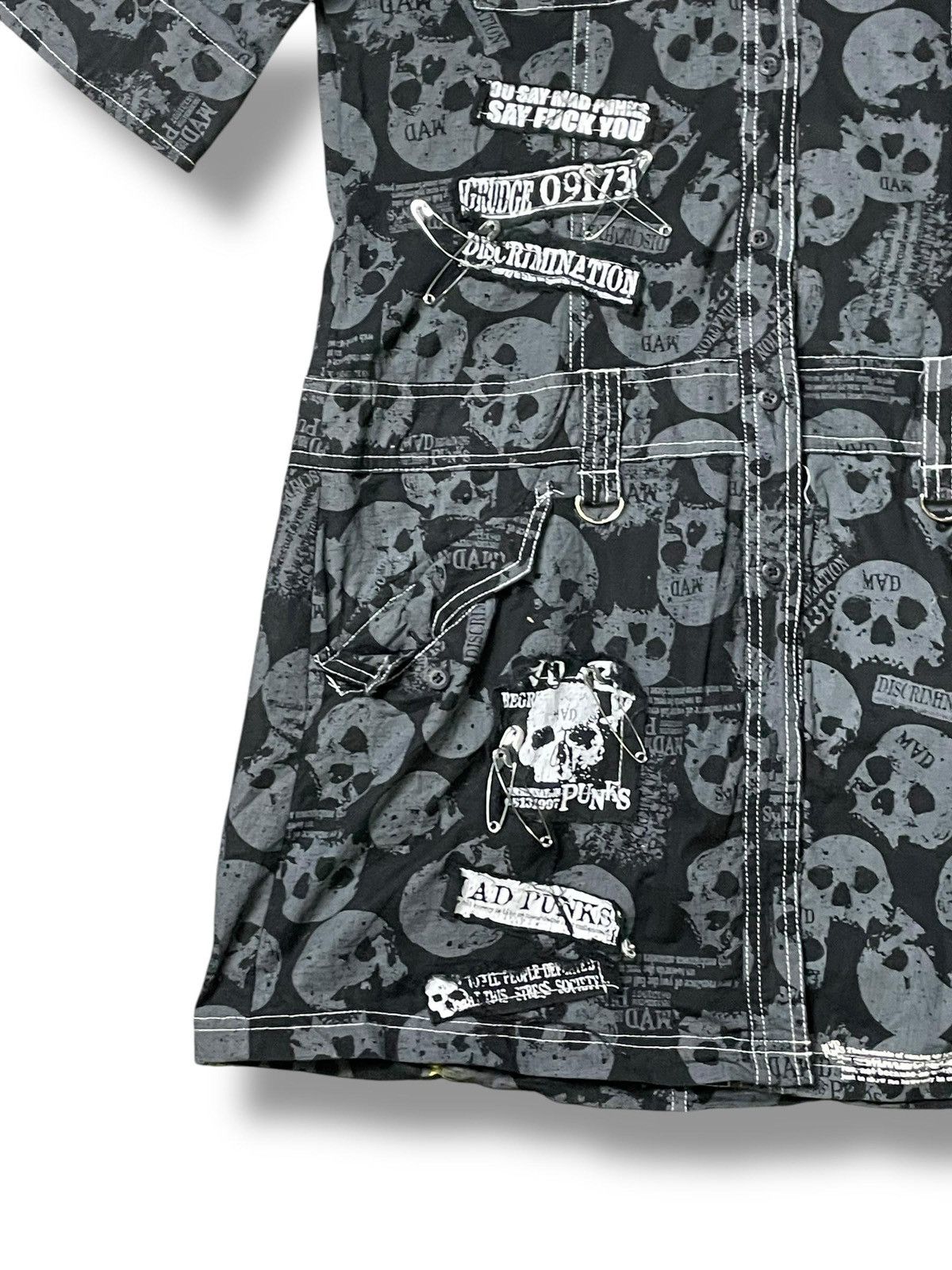 If Six Was Nine × Japanese Brand × Le Grande Bleu (L.G.B.) Vintage Mad Punks Button Ups Shirts (49) Size US L / EU 52-54 / 3 - 18 Thumbnail