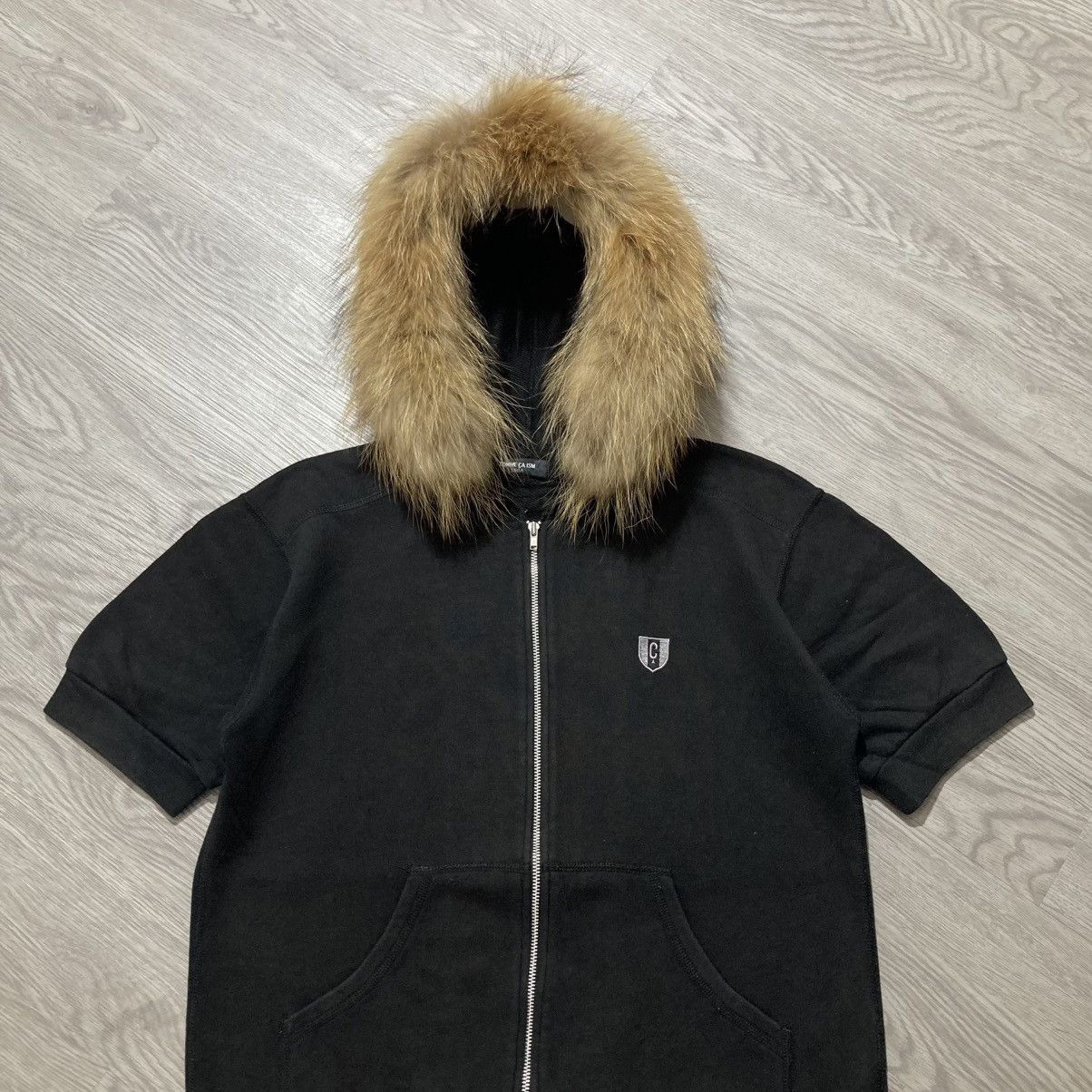20471120 2000s Comme Ca Ism Short Slevee Fur Ziphoodie Punk Style Size US S / EU 44-46 / 1 - 2 Thumbnail