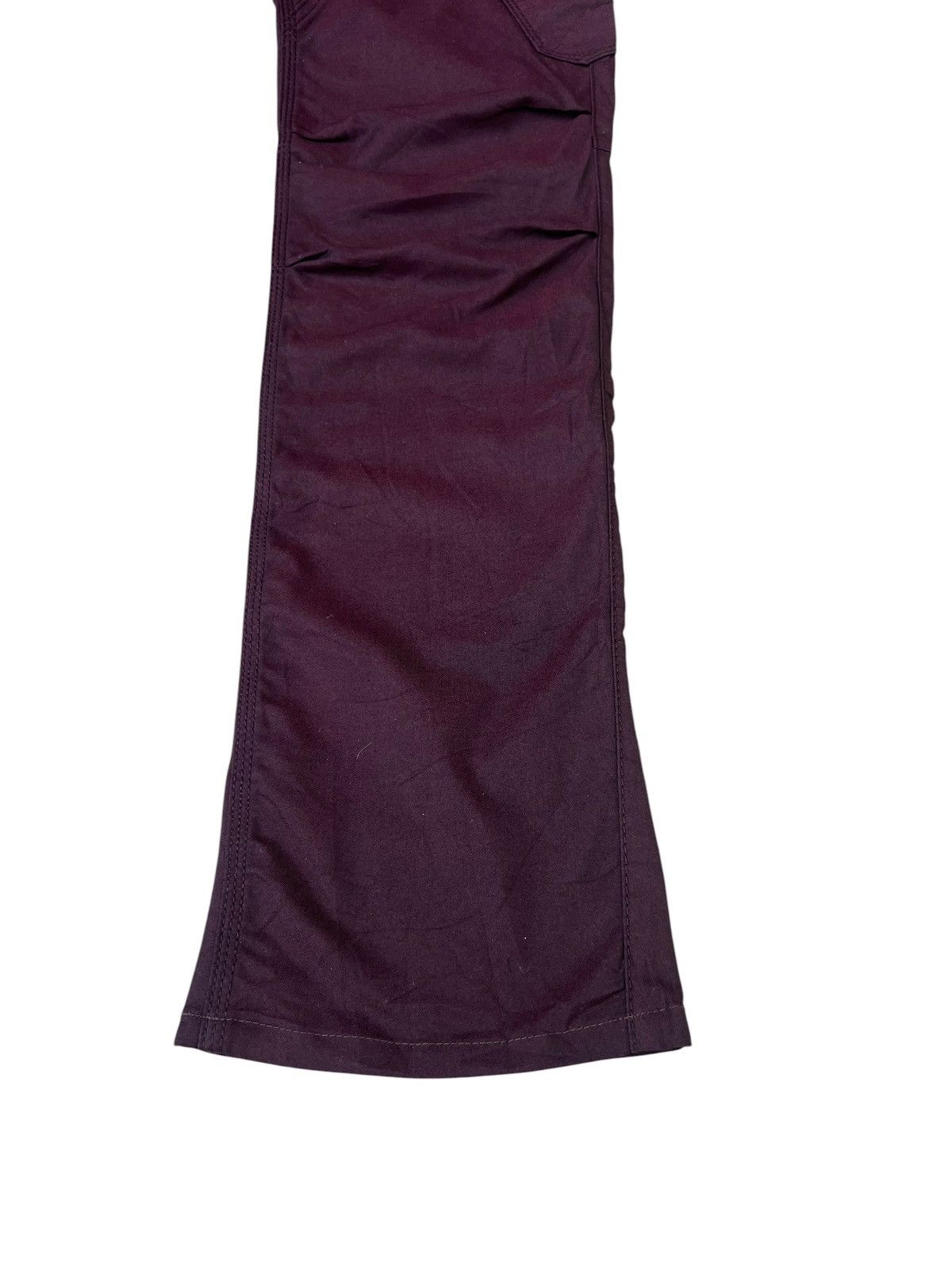 Nicole Club Nicole Club Japan Dark Maroon Cargo Flare Trouser Pant Size US 30 / EU 46 - 12 Thumbnail