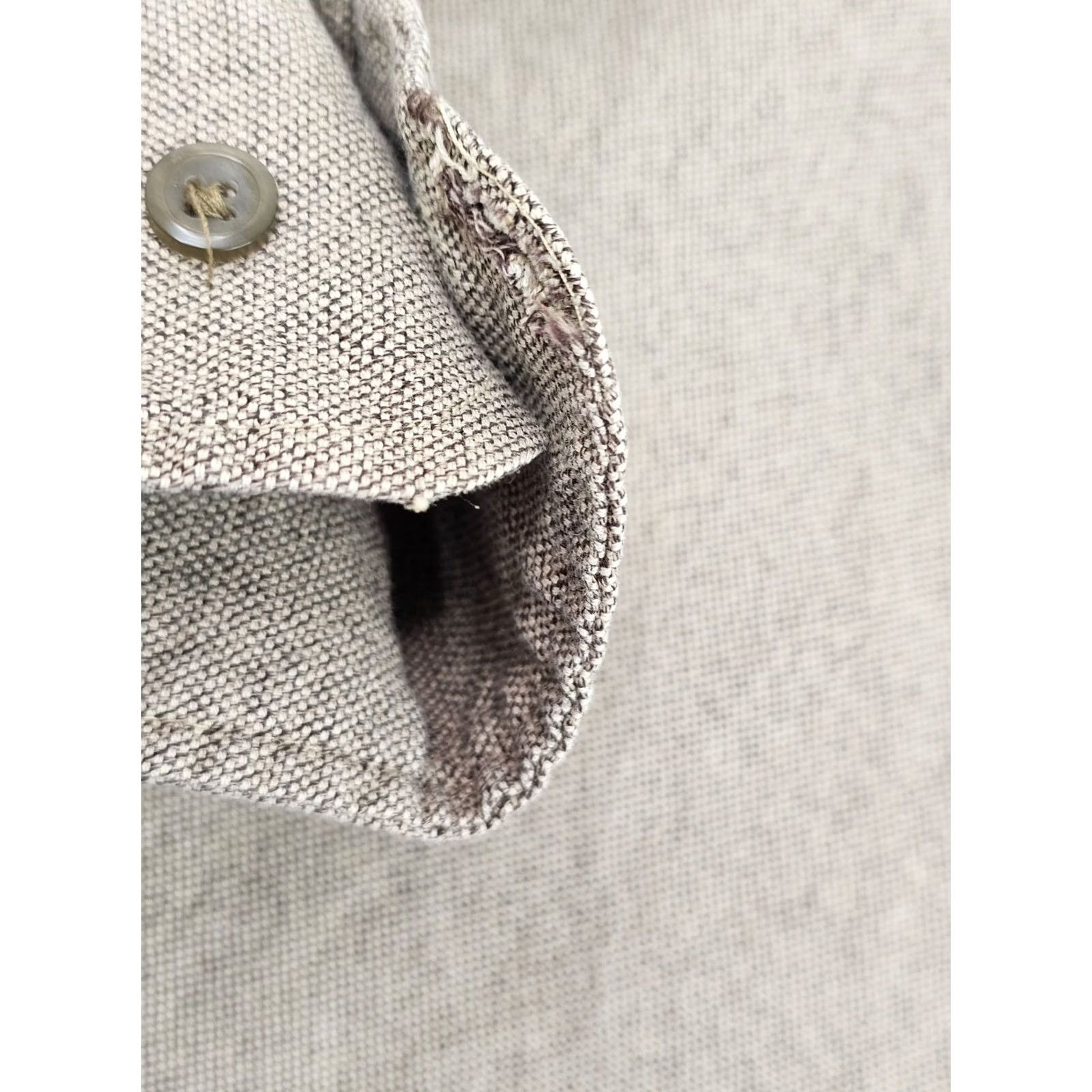 Original Penguin VINTAGE Original Penguin Munsingwear Penguin Cotton Weave Elbow Patch Shirt Men XL Tan Brown Taupe Cotton Size US XL / EU 56 / 4 - 4 Thumbnail