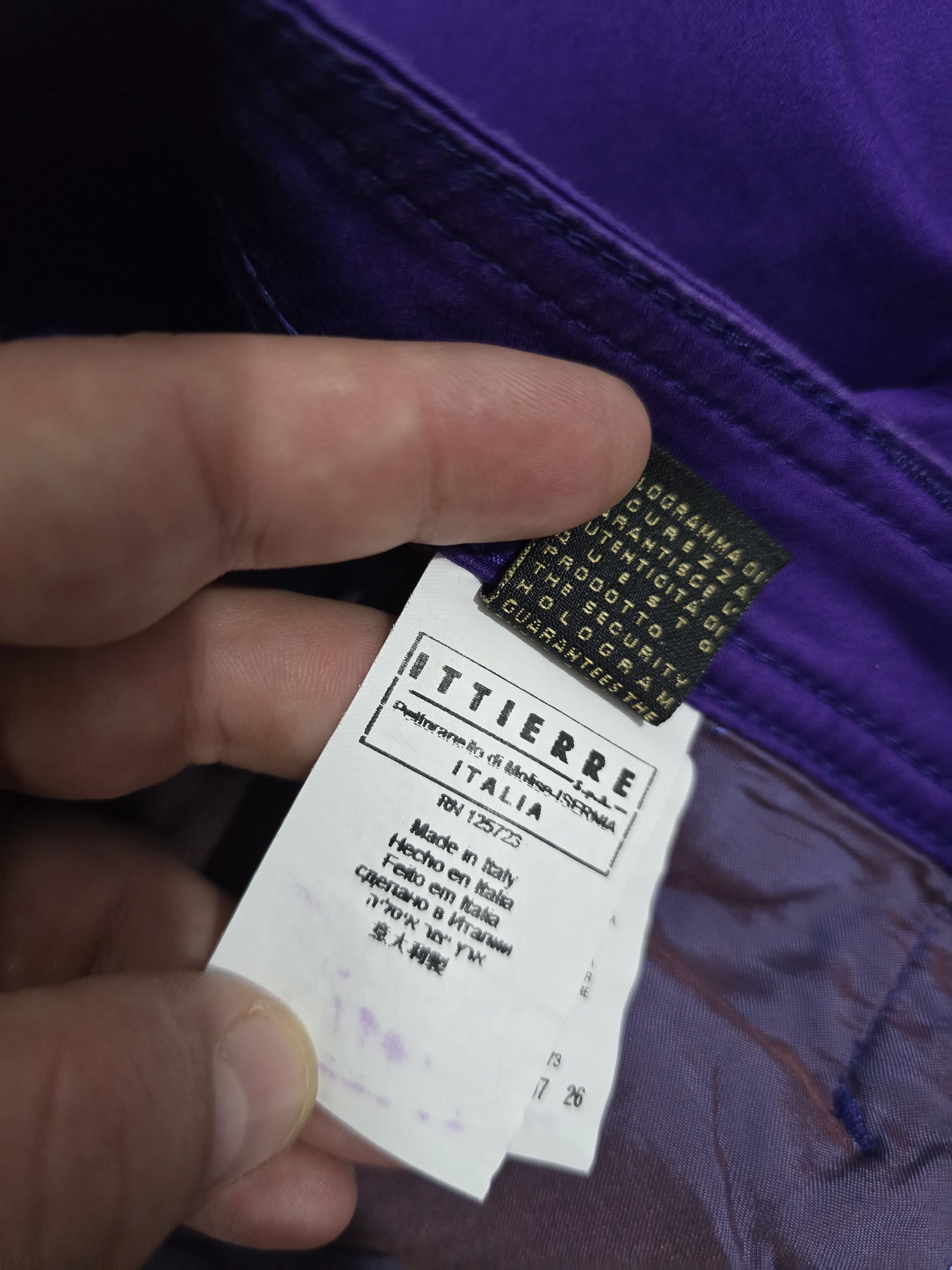Just Cavalli Just Cavalli purple cropped trousers in size 42. VINTAGE Size 28" / US 6 / IT 42 - 10 Thumbnail