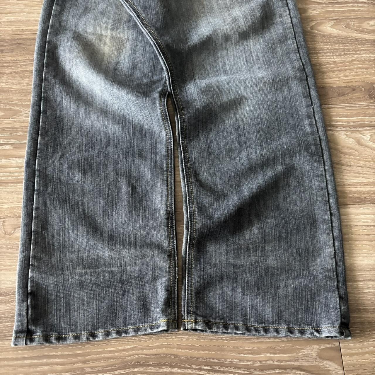 Vintage Crazy Vintage Y2K/2000s Baggy Grunge Dark Wash Skater Denim Jeans! 40x32 Size US 40 / EU 56 - 6 Thumbnail
