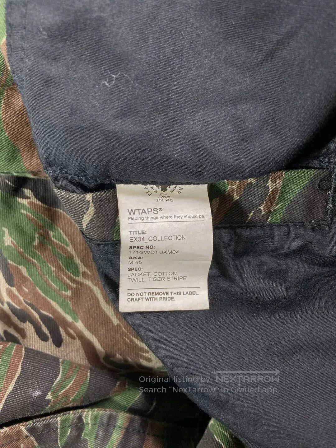 Wtaps WTAPS M-65 Twill Tiger Stripe Jacket. Size US L / EU 52-54 / 3 - 7 Thumbnail