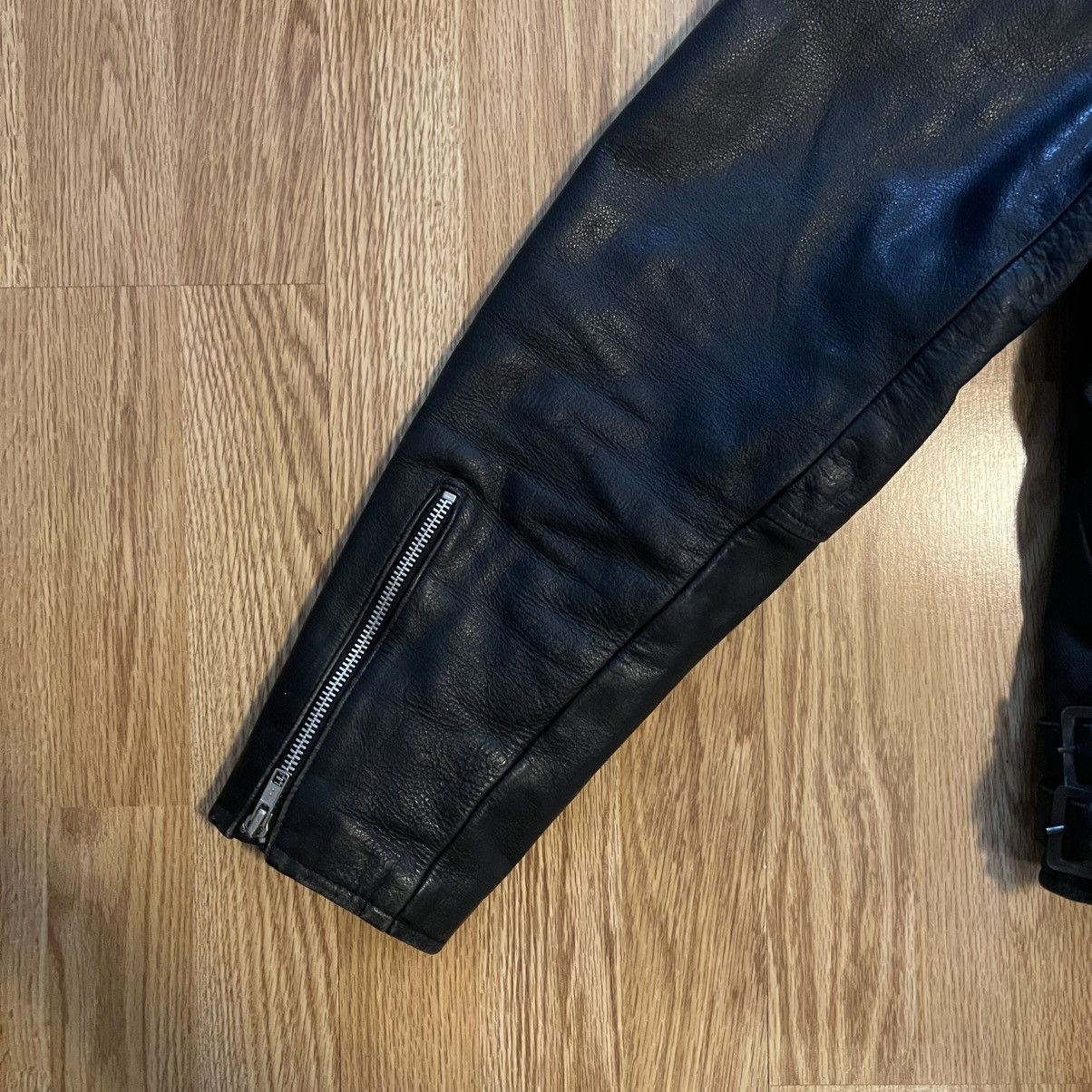 Leather × Vintage Vintage Real leather biker jacket Size US M / EU 48-50 / 2 - 5 Thumbnail