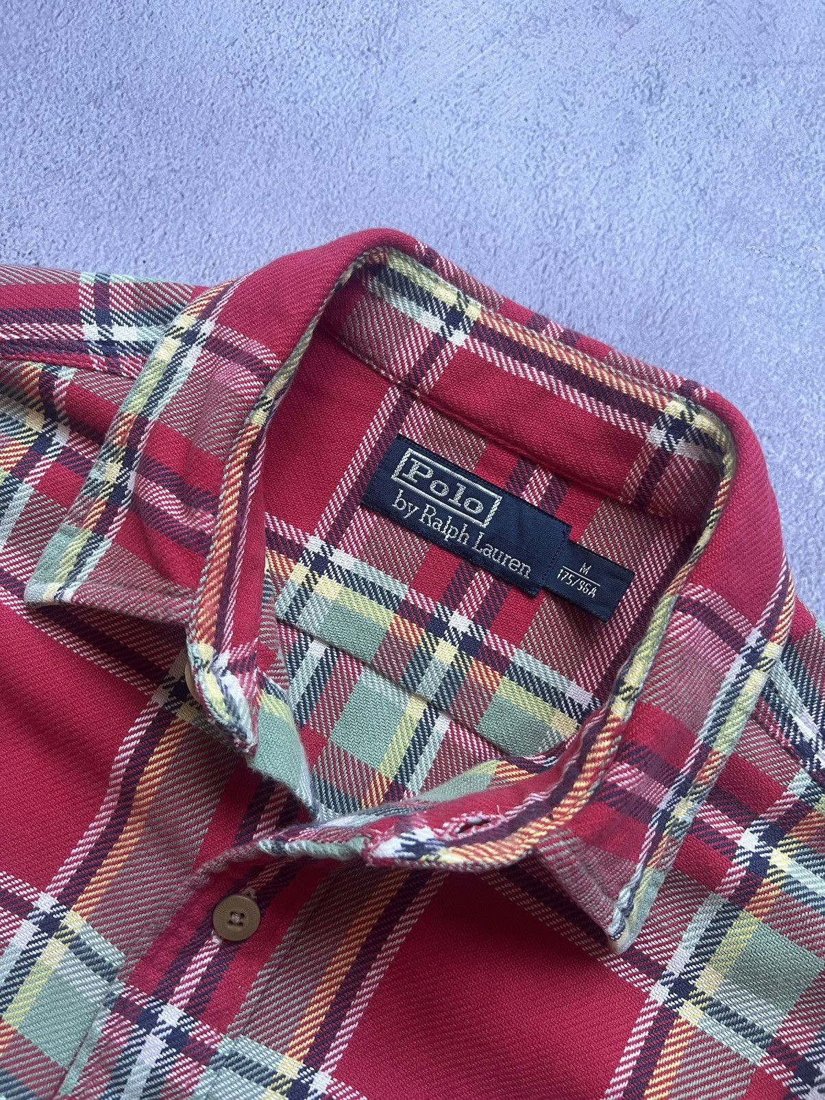 Polo Ralph Lauren × Vintage Polo Ralph Lauren Overshirt Cotton Flannel Light Jacket Size US M / EU 48-50 / 2 - 5 Thumbnail