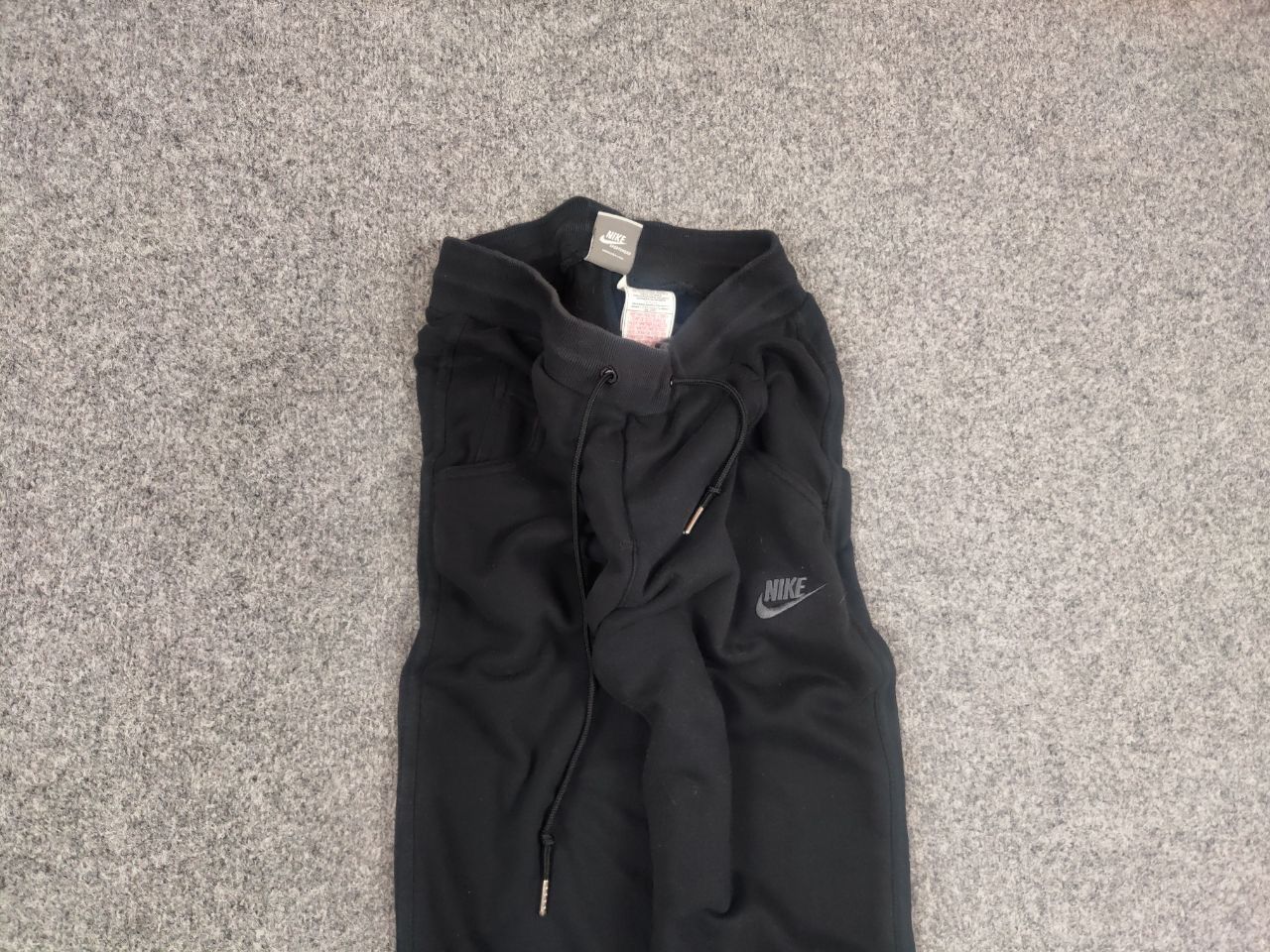 Nike Nike Vintage track drawstring Black Baggy Pants Y2K Style Size US 32 / EU 48 - 4 Thumbnail