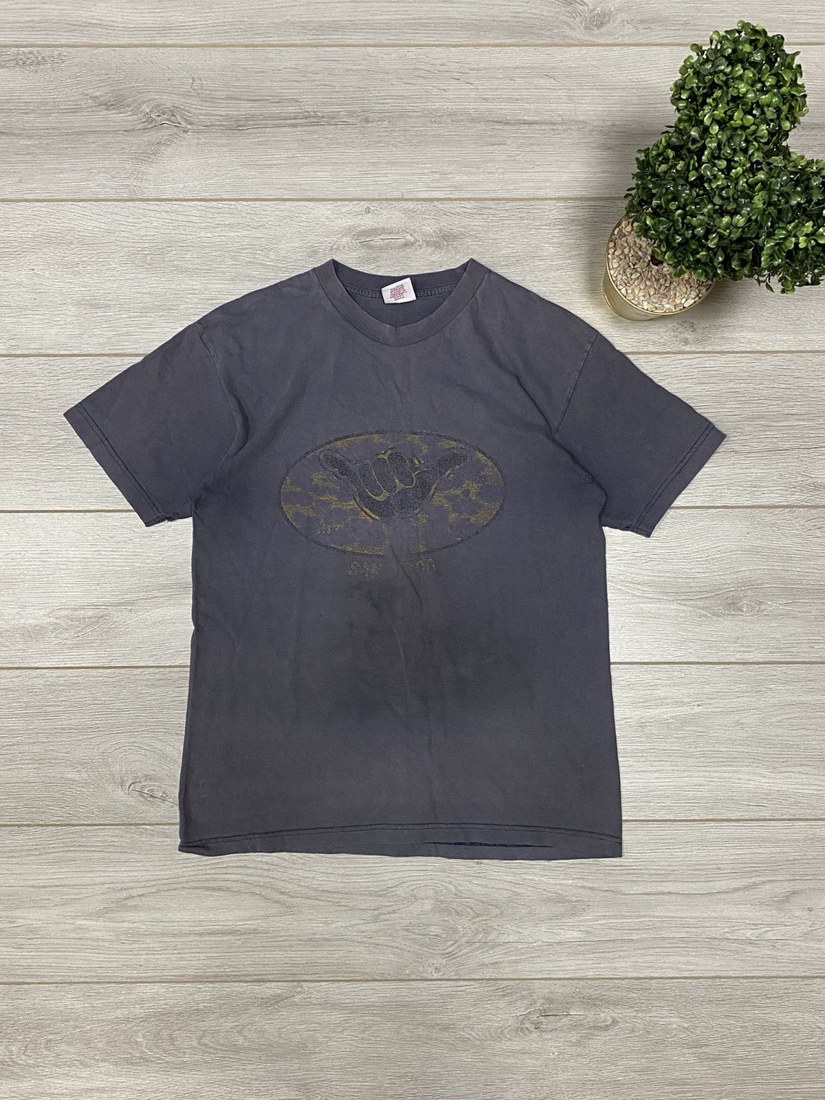 Shorty's Skateboards Shortys vintage hand big print t-shirt skate fade trashed Size US L / EU 52-54 / 3 - 1 Thumbnail