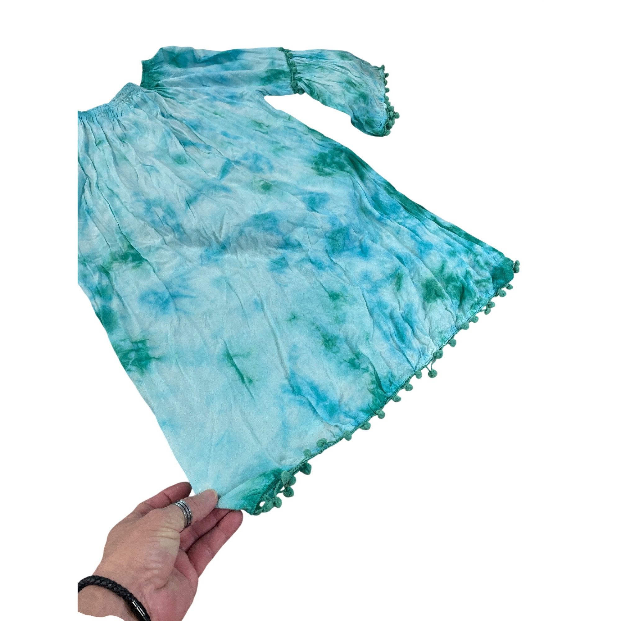 Other Ace Fashiom wms aqua green boho festive fairy flared cuff to Size ONE SIZE - 5 Thumbnail