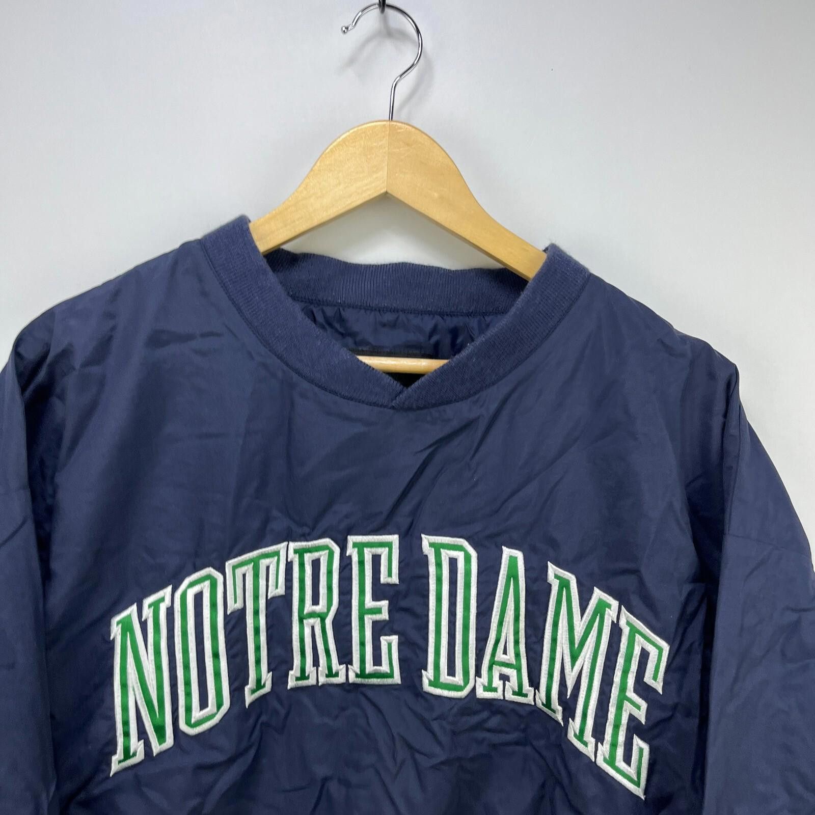 Other Vintage 90s Notre Dame Fighting Irish Windbreaker Jacket XL Size ONE SIZE - 2 Thumbnail
