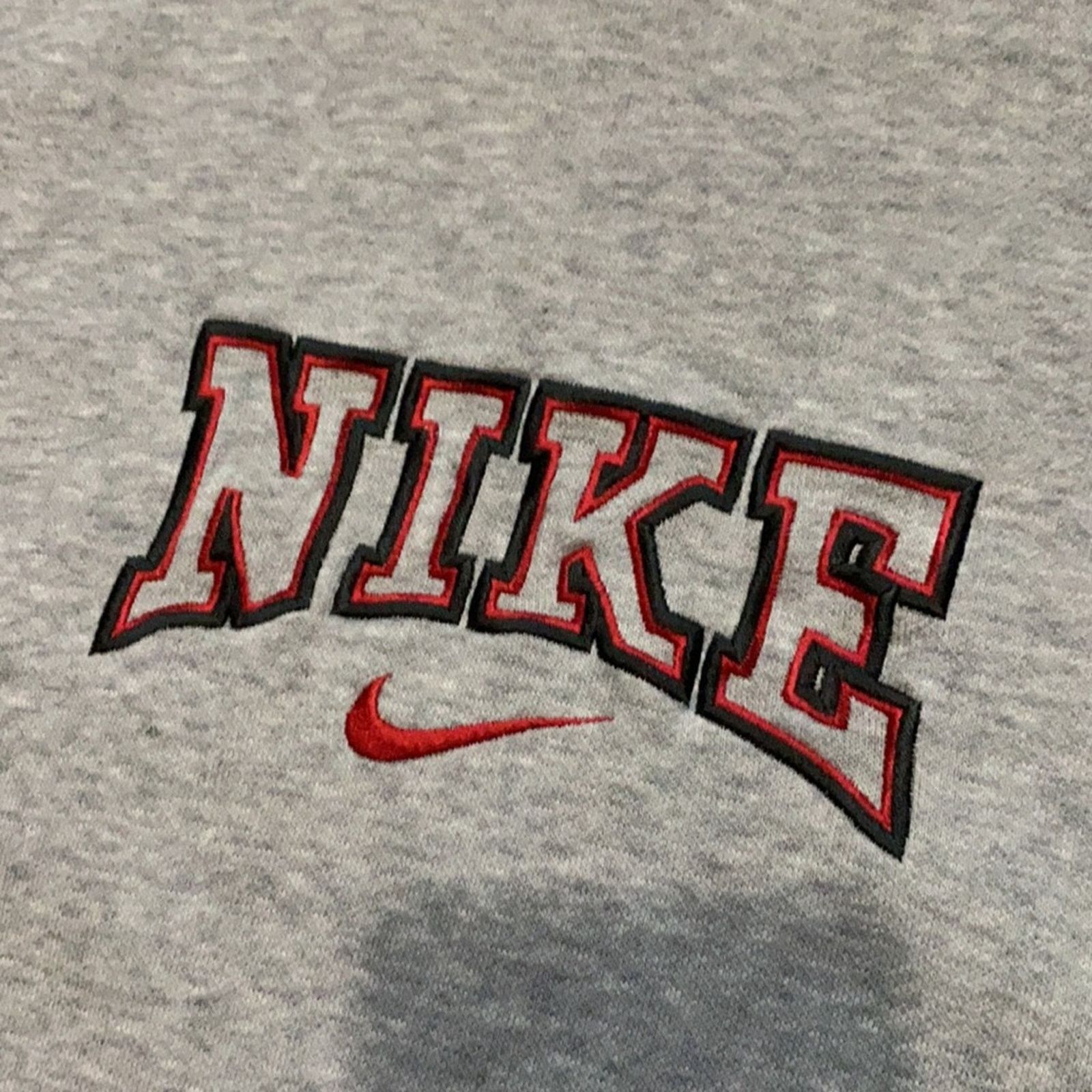 Nike Y2K Nike Spell Out Center Swoosh Hoodie Size US L / EU 52-54 / 3 - 3 Thumbnail