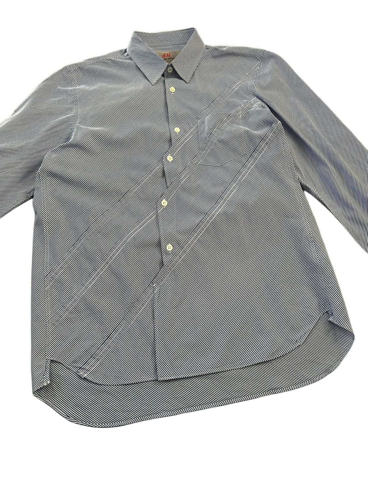 Comme des Garcons × H&M H&M x CDG Paneled Diagonal Stripe Shirt Size US S / EU 44-46 / 1 - 6 Thumbnail