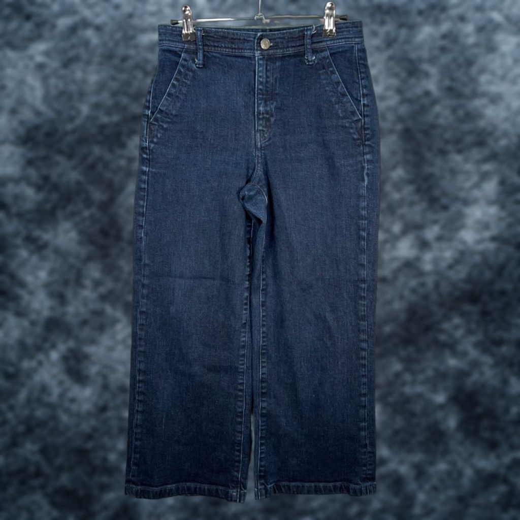 Gap **Womens Gap 1969 Size 26R Dark Wash Denim High Rise Wide Leg Jeans** User: **Gap 1969 Womens Size 26R Dark Wash Denim High Rise Wide Leg Jeans** Size 26" / US 2 / IT 38 - 1 Thumbnail