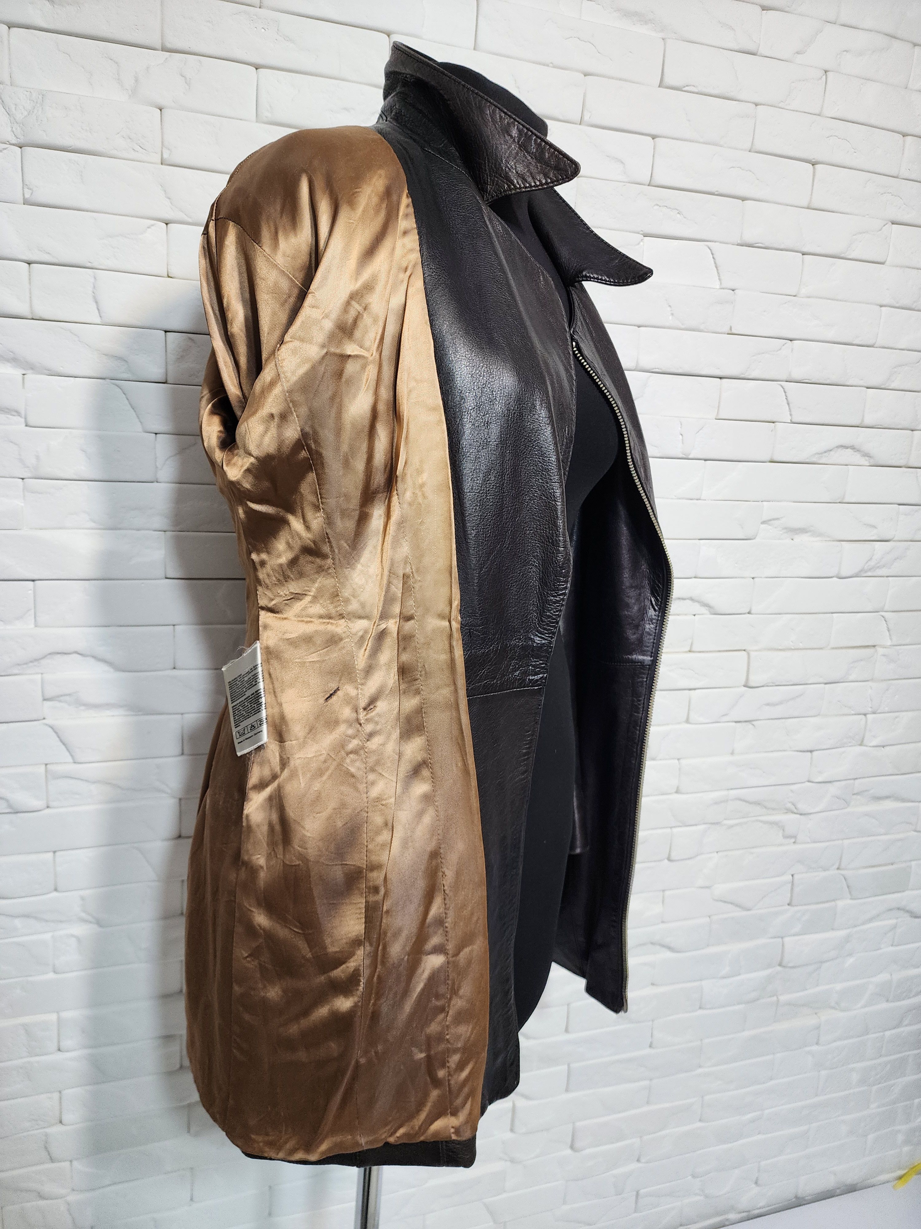 Genuine Leather Black Genuine Leather Jacket: Size S / US 4 / IT 40 - 8 Thumbnail