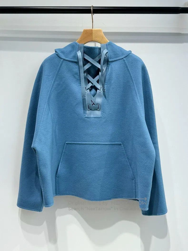Loro Piana Loro Piana Sky blue cashmere hoodie jacket Size XS / US 0-2 / IT 36-38 - 1 Thumbnail