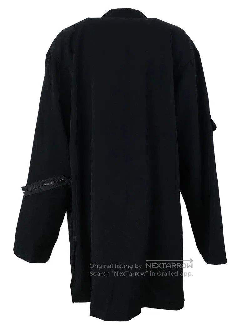 Yohji Yamamoto YOHJI YAMAMOTO Black Wool Coat. Size US XS / EU 42 / 0 - 2 Thumbnail