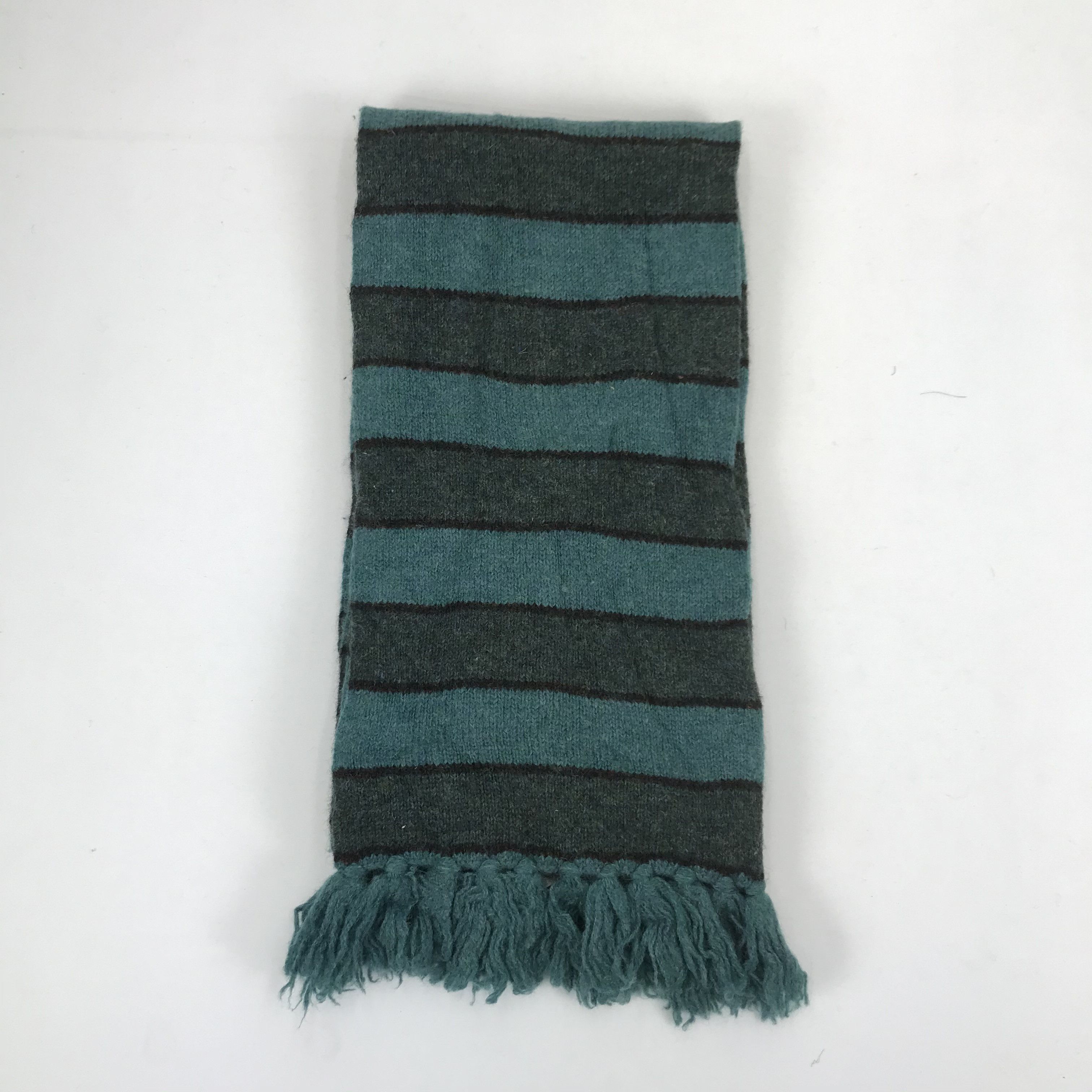 Japanese Brand Vintage Shetland Islands Scarf Muffler Wool Winter Scarves . Size ONE SIZE - 2 Thumbnail
