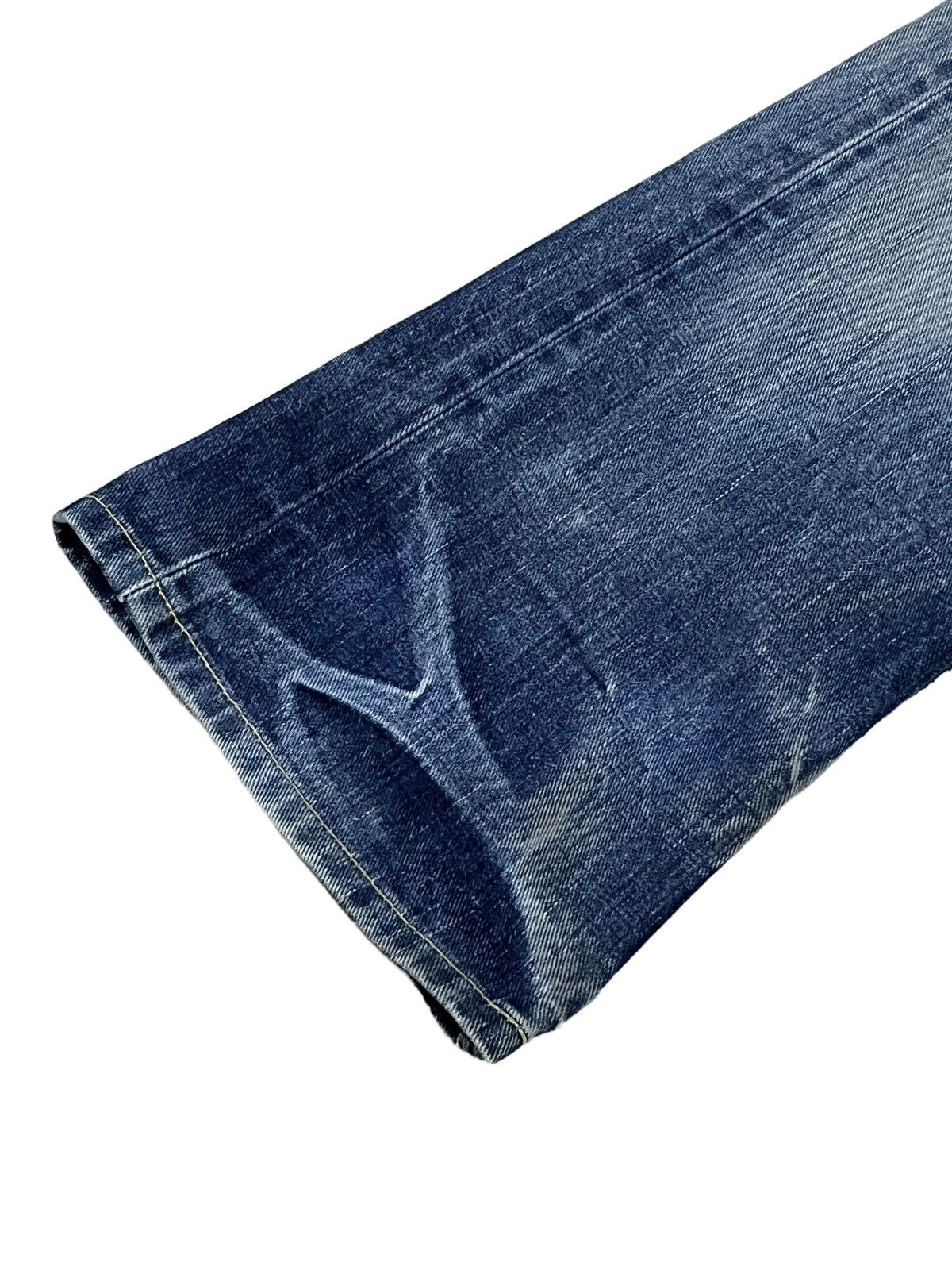 Lee × Midnight Organic 🔥Vtg LEE Thrashed Patina Stain Mudwash FLARE Organic Jeans Size US 30 / EU 46 - 14 Thumbnail