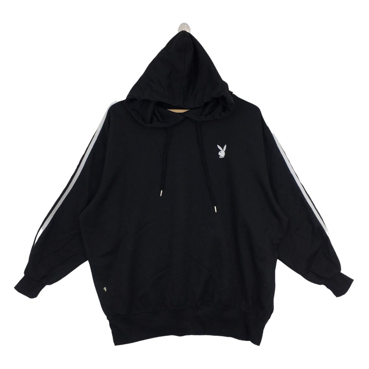 Vintage Vtg PLAYBOY BUNNY COLLECTION Pullover Hoodie Black Size M / US 6-8 / IT 42-44 - 1 Thumbnail