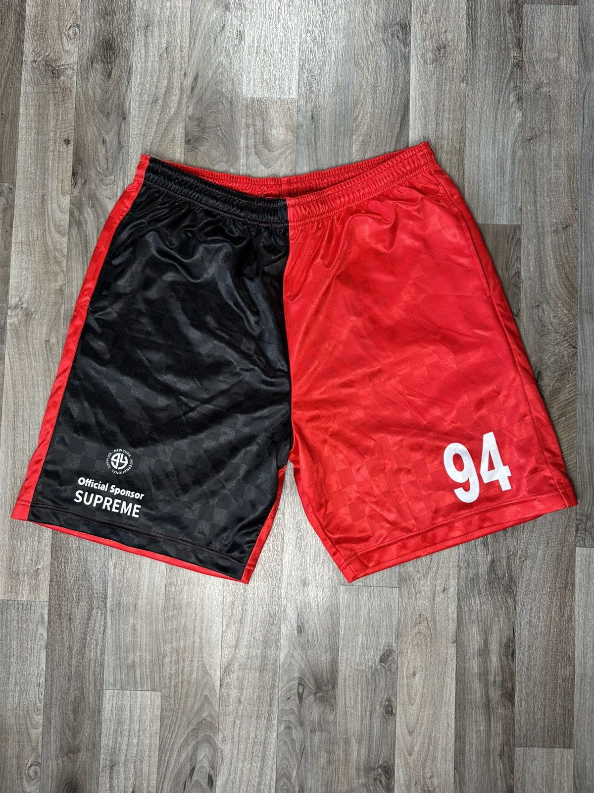 Supreme Split Soccer Short Black