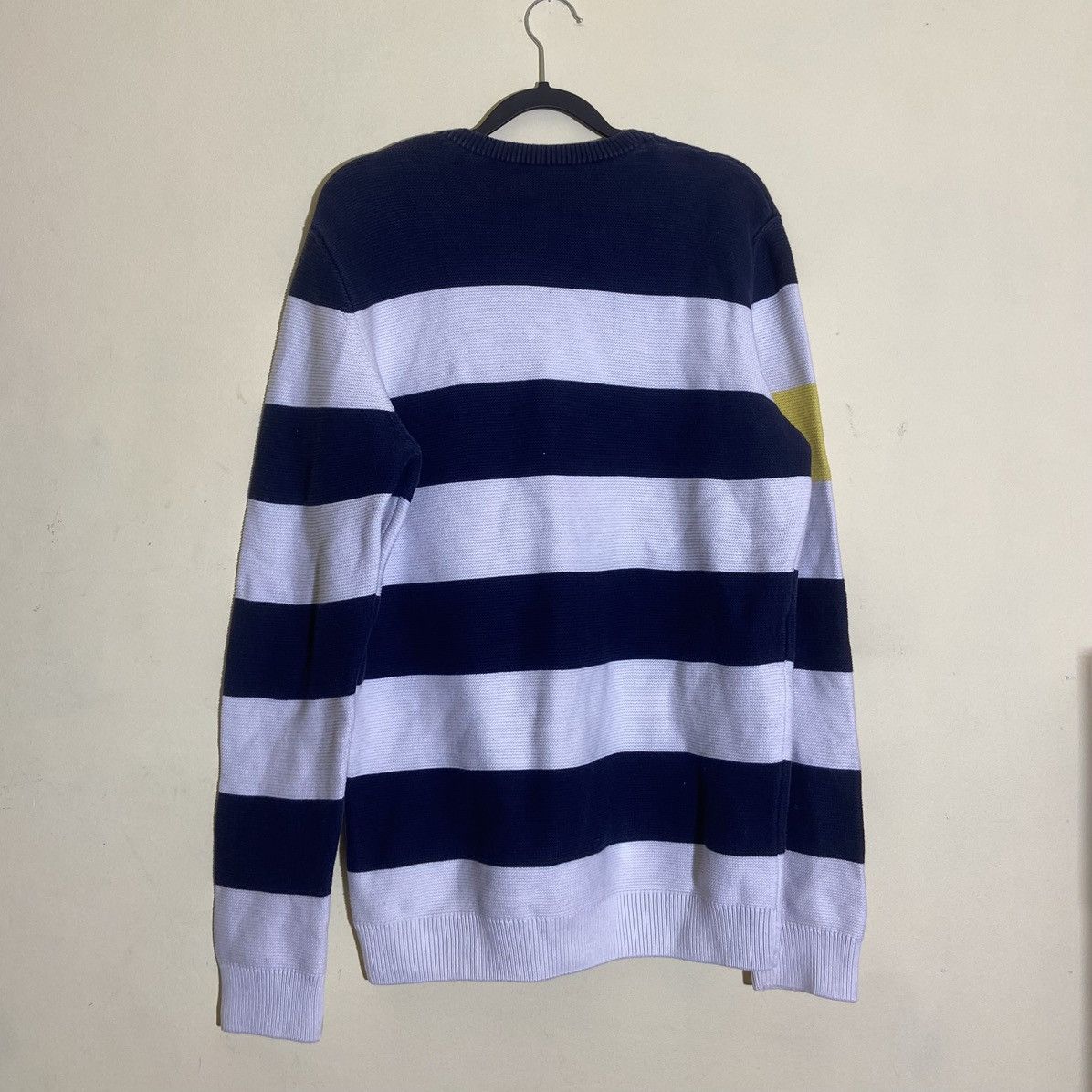 Lacoste 🔵 Lacoste Blue Striped Wool Sweater — L/5 Size US L / EU 52-54 / 3 - 8 Thumbnail