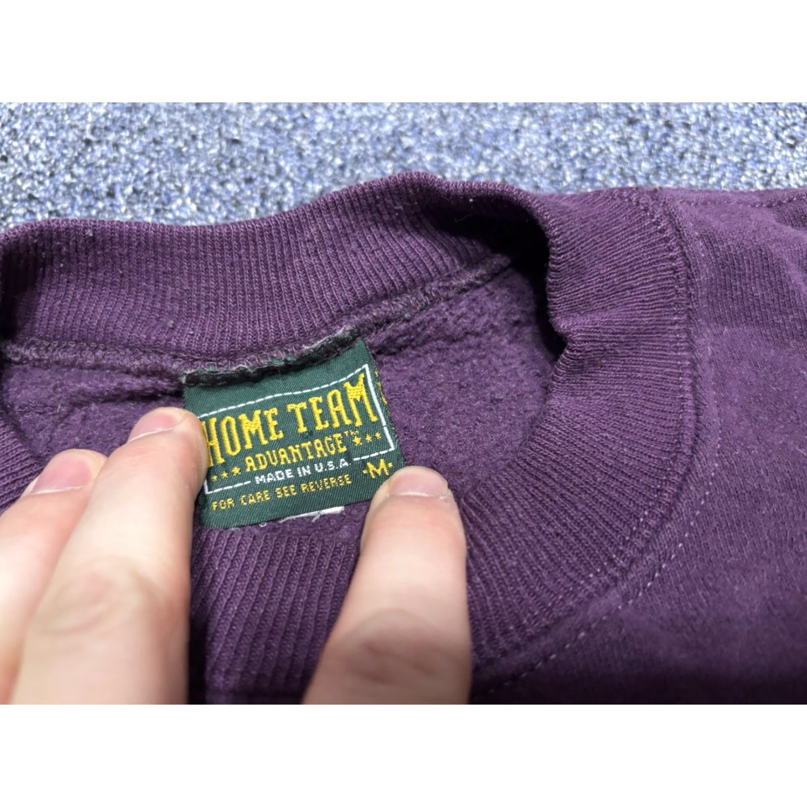 Northern Reflections VINTAGE Northern Reflections Teddy Bear Sweatshirt Womens Pullover Crew Neck 90s Purple M Size M / US 6-8 / IT 42-44 - 2 Thumbnail